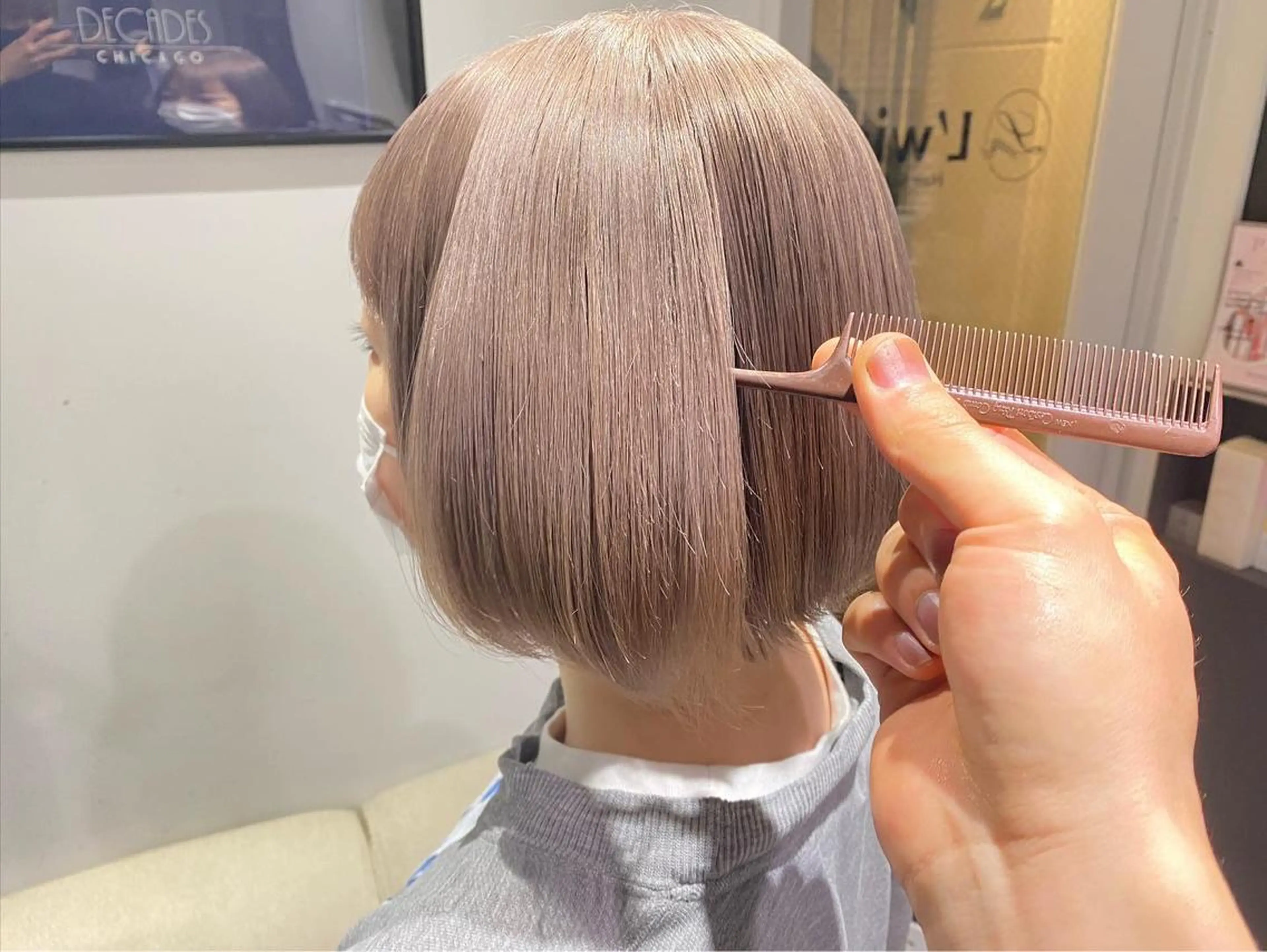 ショート カラー ハイトーンカラー L'wis所属・L'wis　比佐野 大地のヘアスタイル