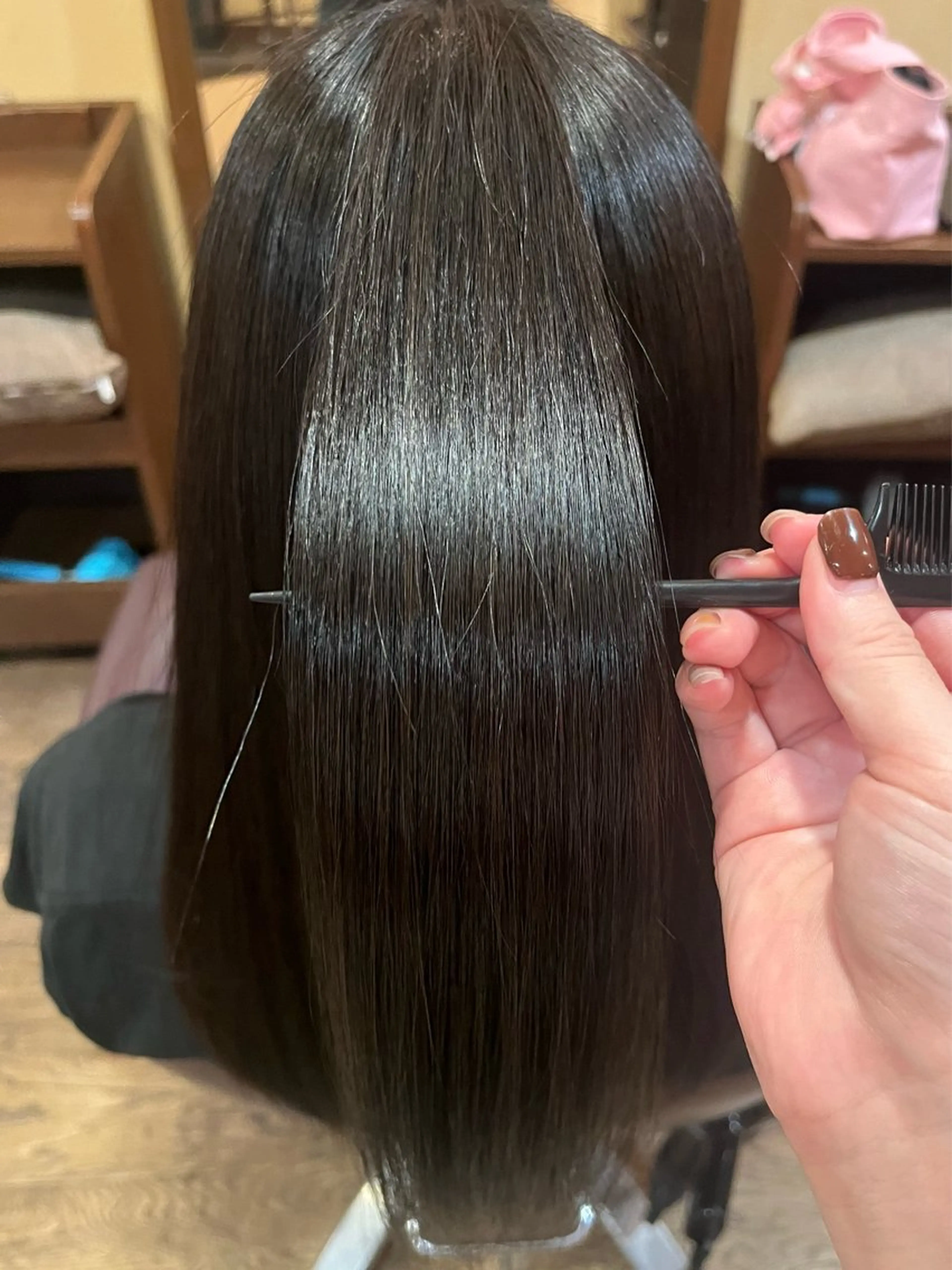 セミロング アイムアネックスサラ近江八幡店所属・杉澤 結衣のヘアスタイル