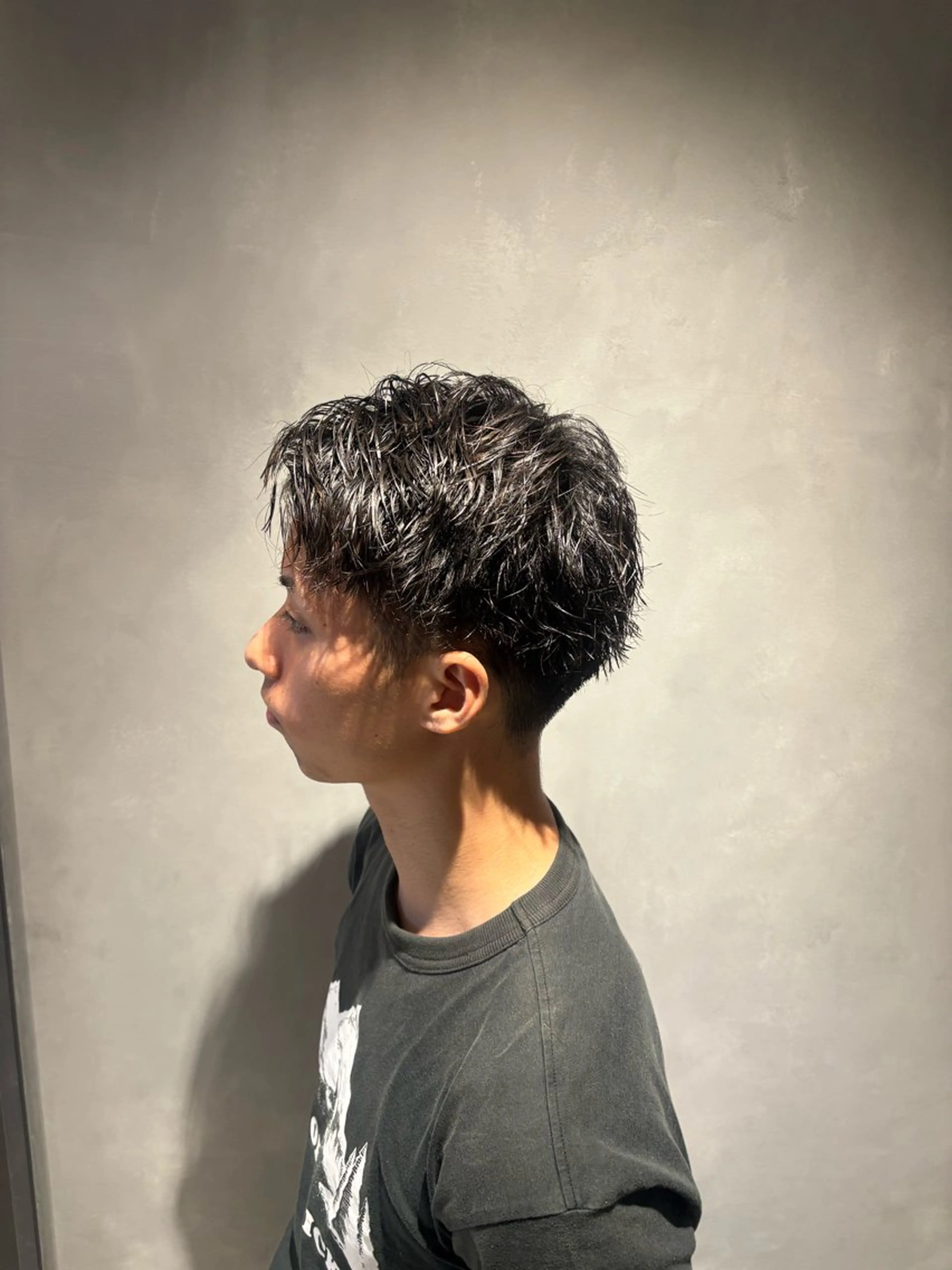 ショート パーマ メンズ カット パーマ トリートメント 10〜20代垢抜けメ ンズ特化/かのんのヘアスタイル