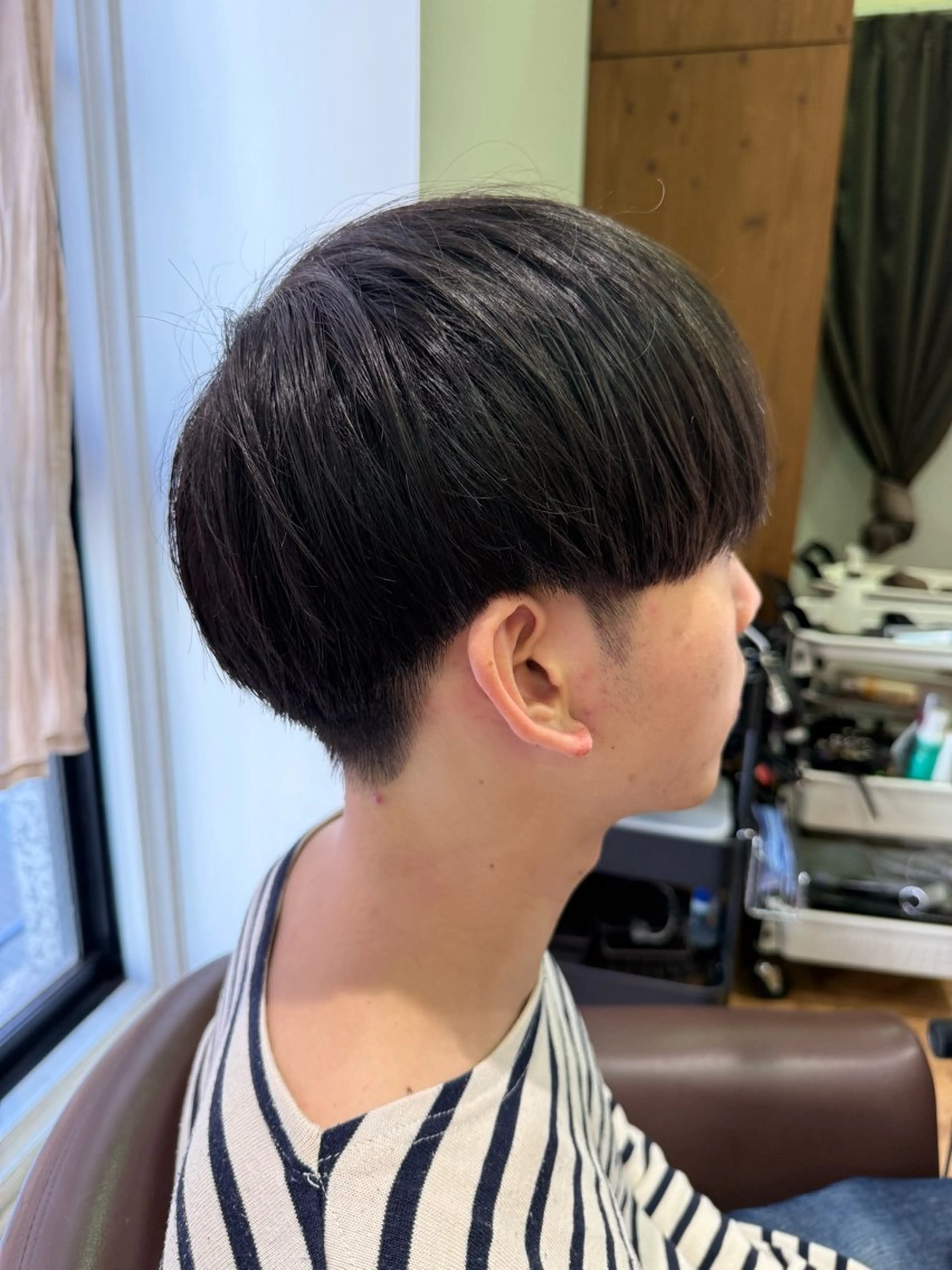 ショート メンズ マッシュ 溝口 槙里也のヘアスタイル
