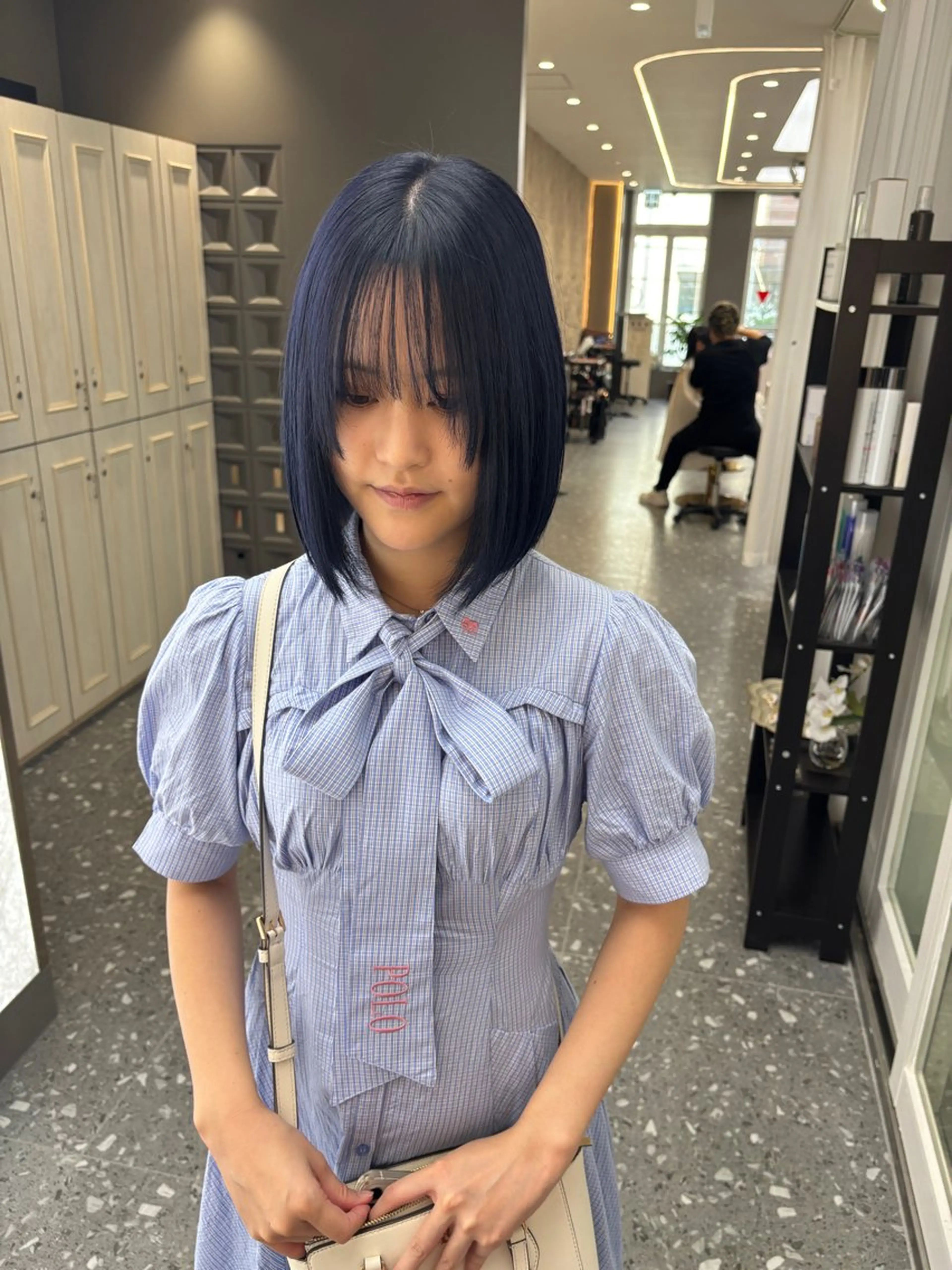 ミディアム カラー ヘアカラー トリートメント 🫧 栄ハイトーン Yasuyo🫧のヘアスタイル