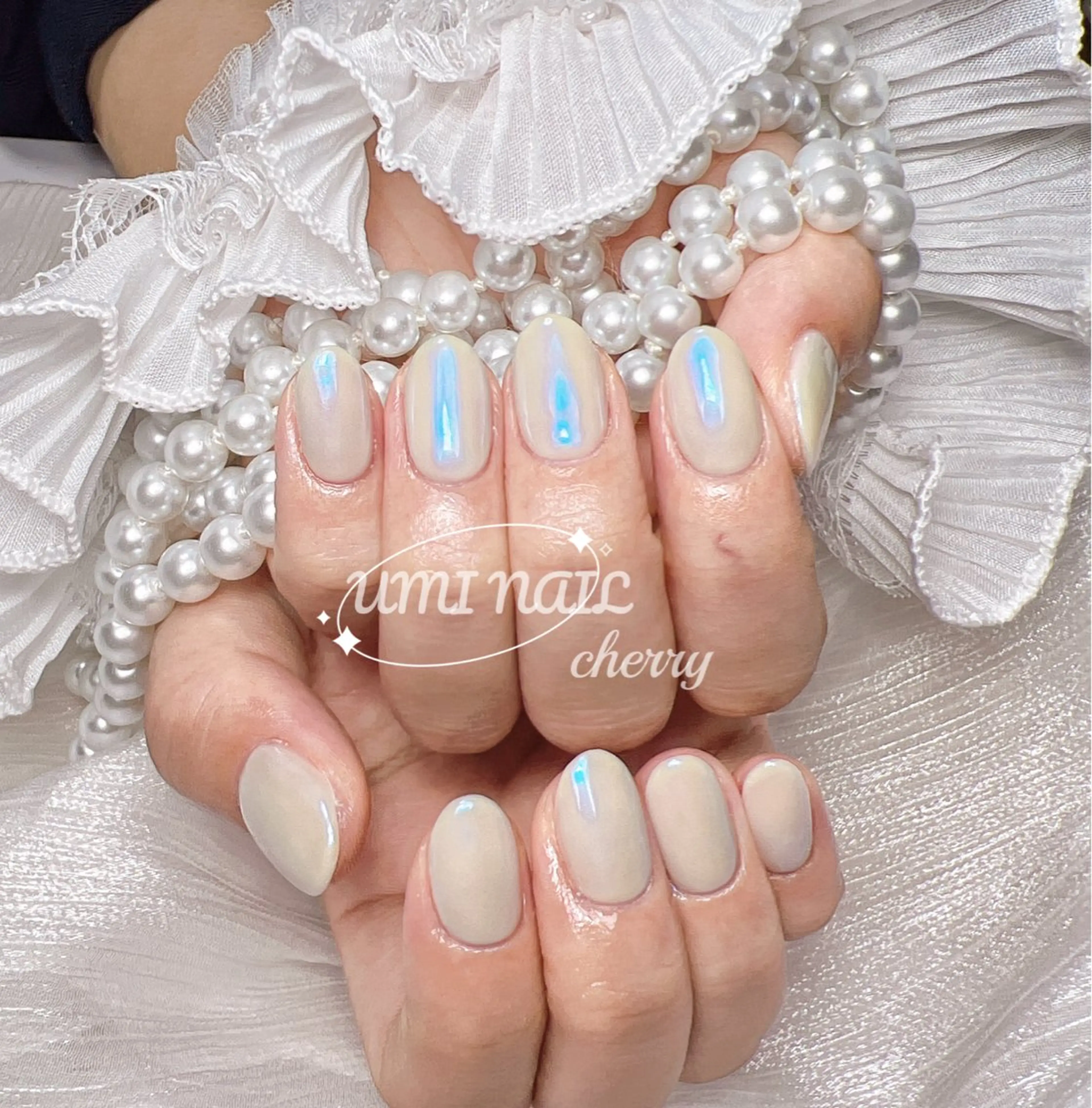 ネイル アートネイル オーロラネイル ジェルネイル グラデーション 持ち込み ハンドネイル ハンドケア LUXE NAIL SALONのネイルデザイン