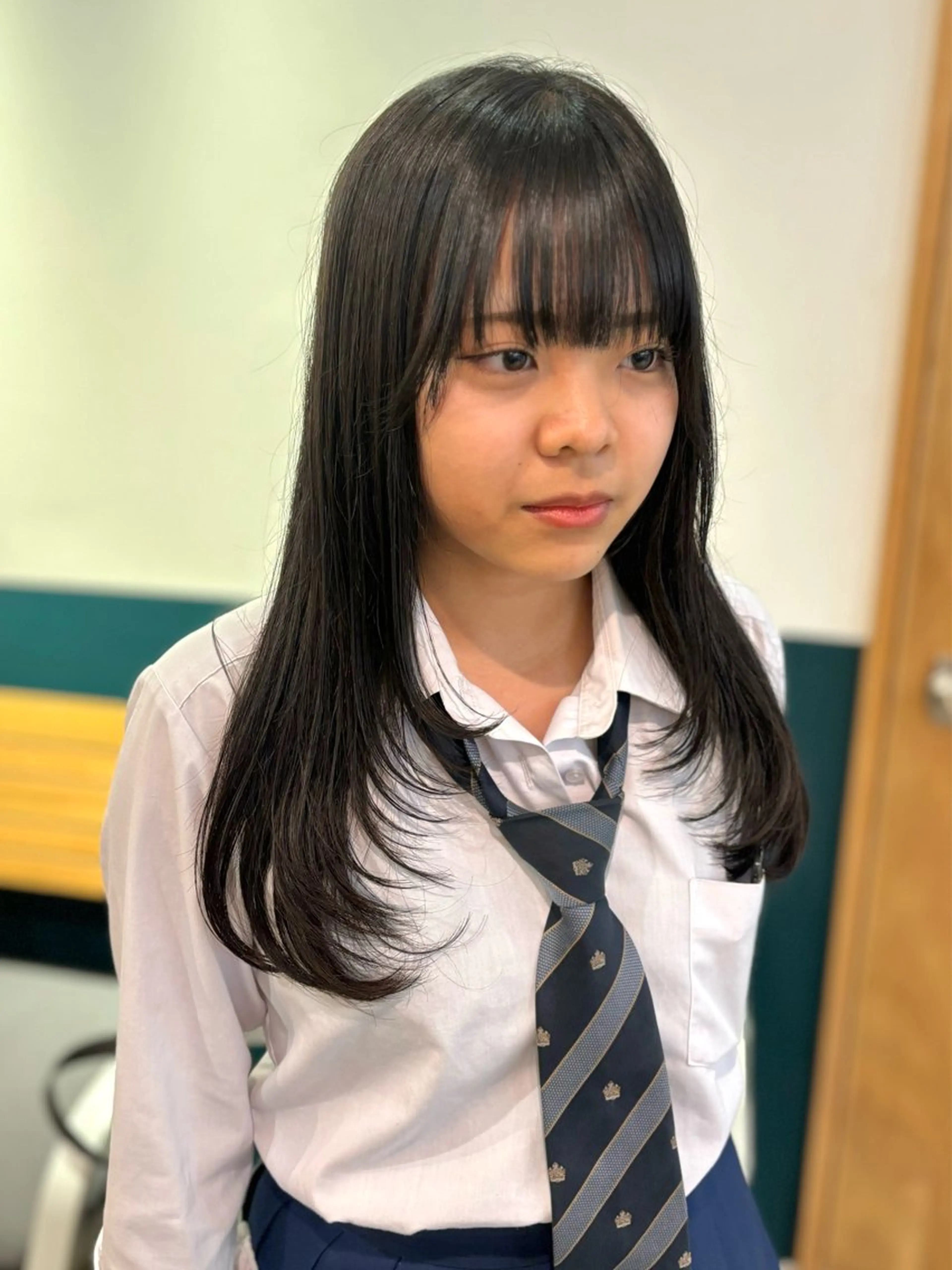 ロング レイヤーカット ☁️RIKA☁️ @ri2_____bのヘアスタイル