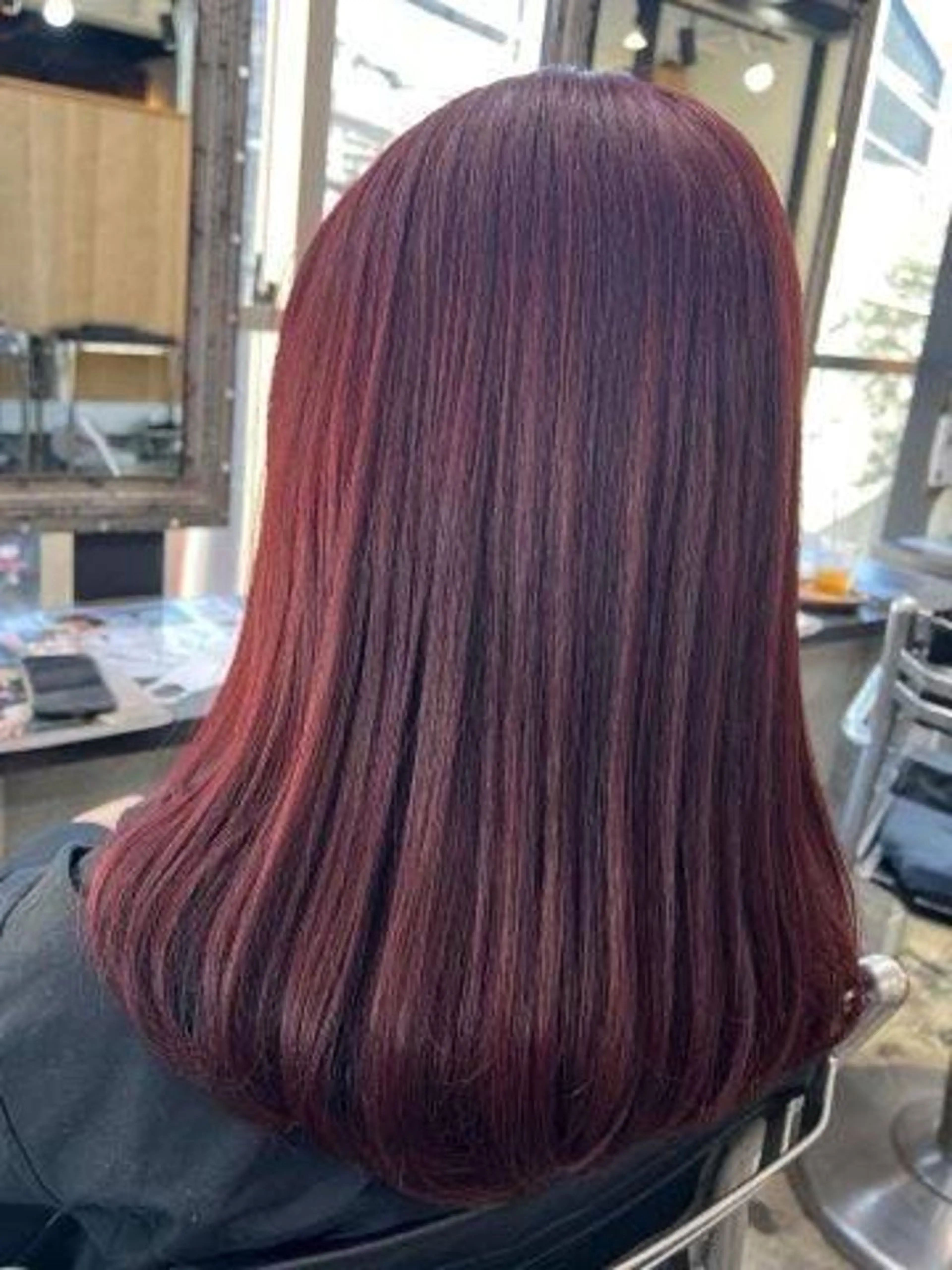 カラー ブリーチ ブラウンカラー ブリーチなしカラー レッドカラー fifth 栄　メンズサロン所属・🔥メンズパーマ職人 fifth🔥りょうのヘアスタイル