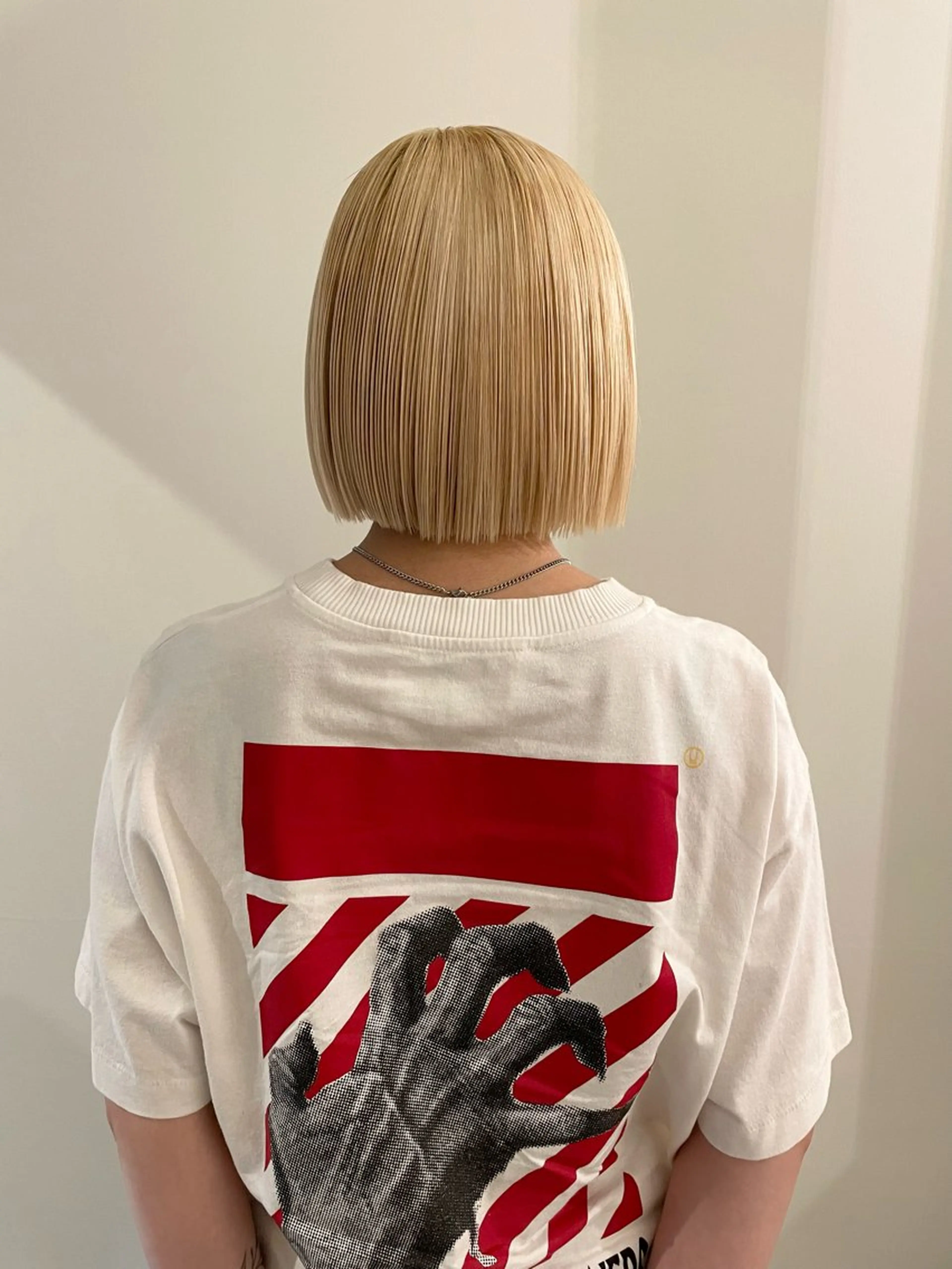 ミディアム カラー ボブ カット トリートメント 渋谷 留菜のヘアスタイル