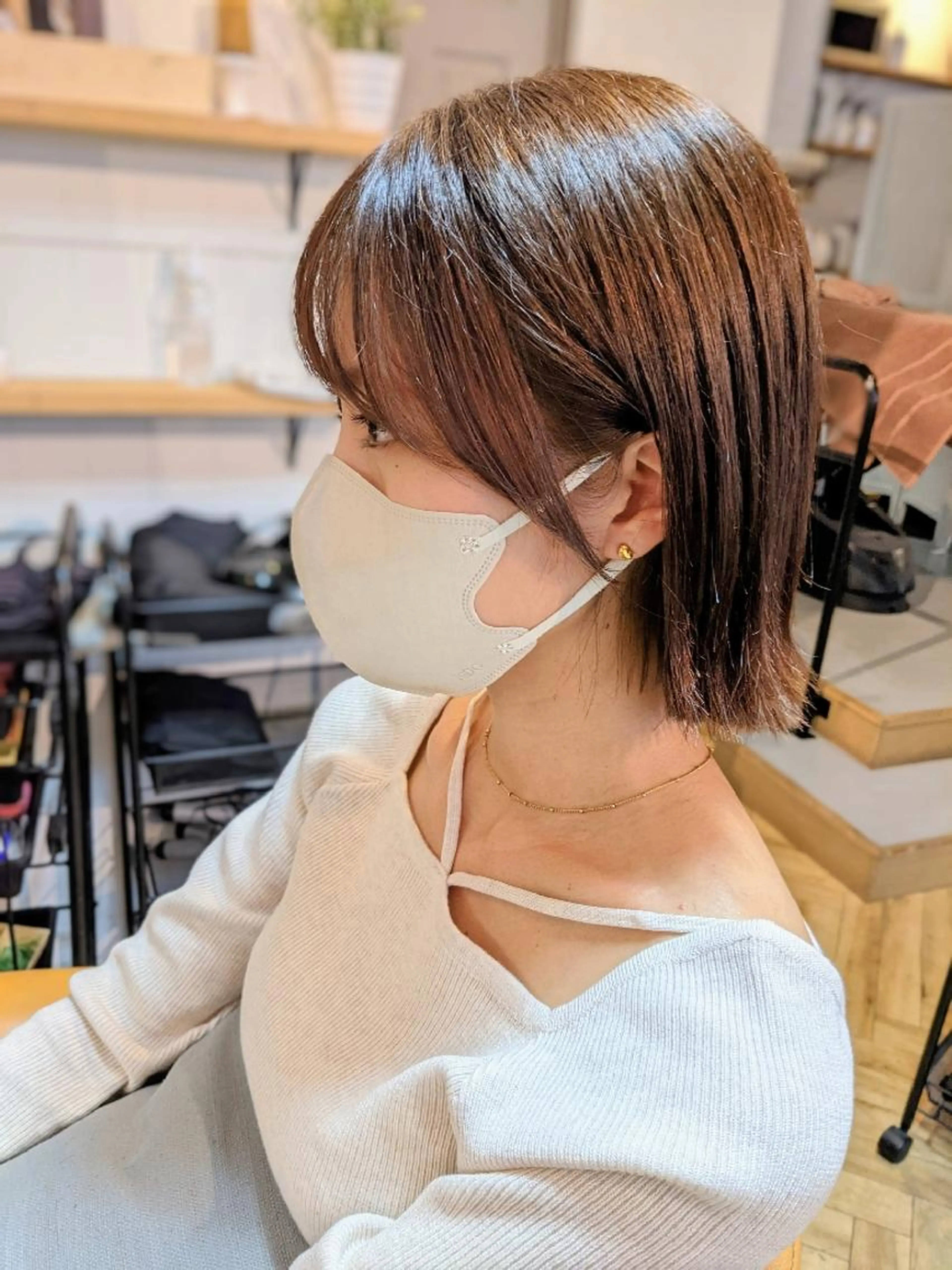 平日限定クーポン【🌿癒やしメニュー🌿】カット×プチスパ💆（肌に優しいハーブジェル使用）の写真