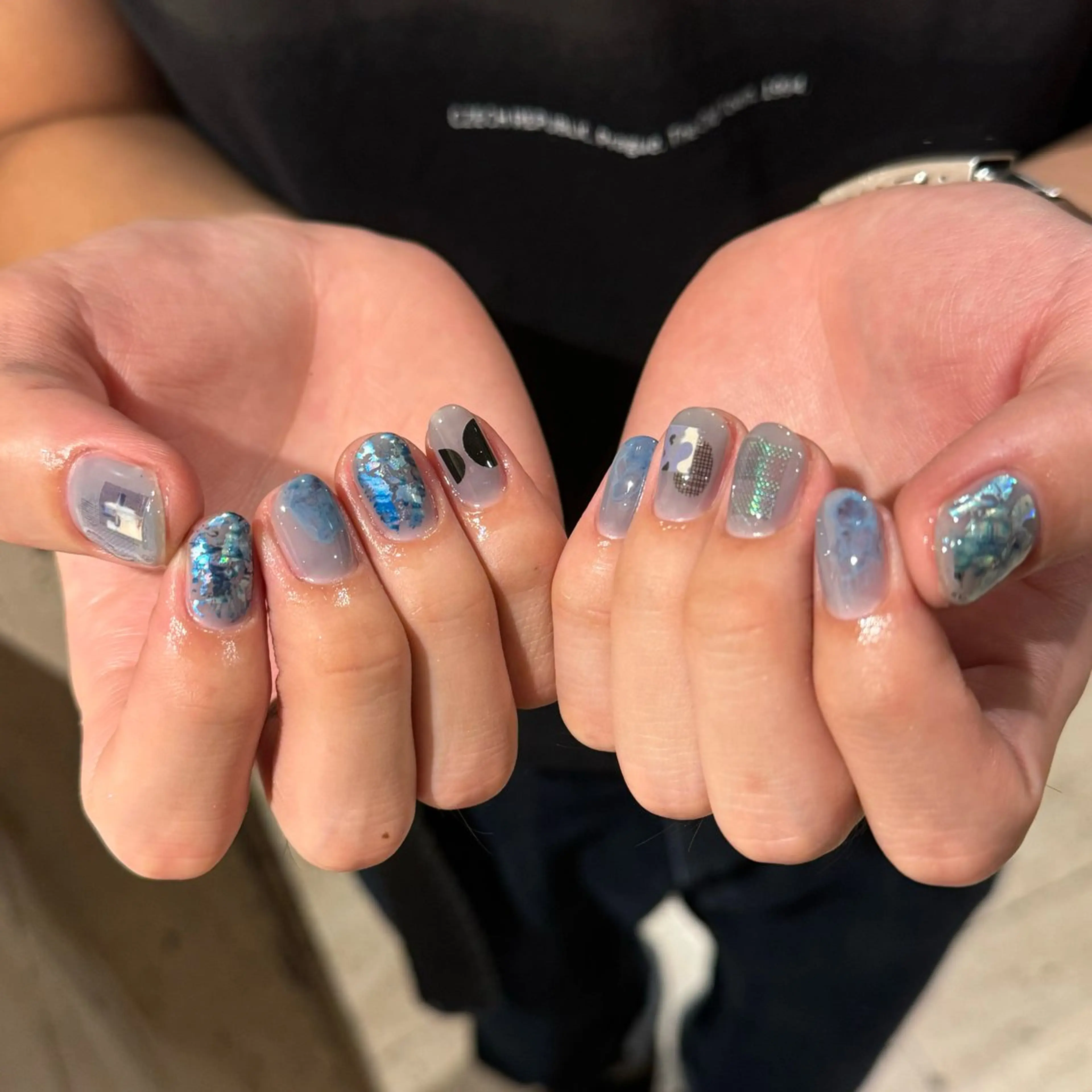 メンズ ネイル メンズネイル ハンドネイル 𝐫𝐚𝐢 𝐧𝐚𝐢𝐥の眉毛・アイブロウイメージ