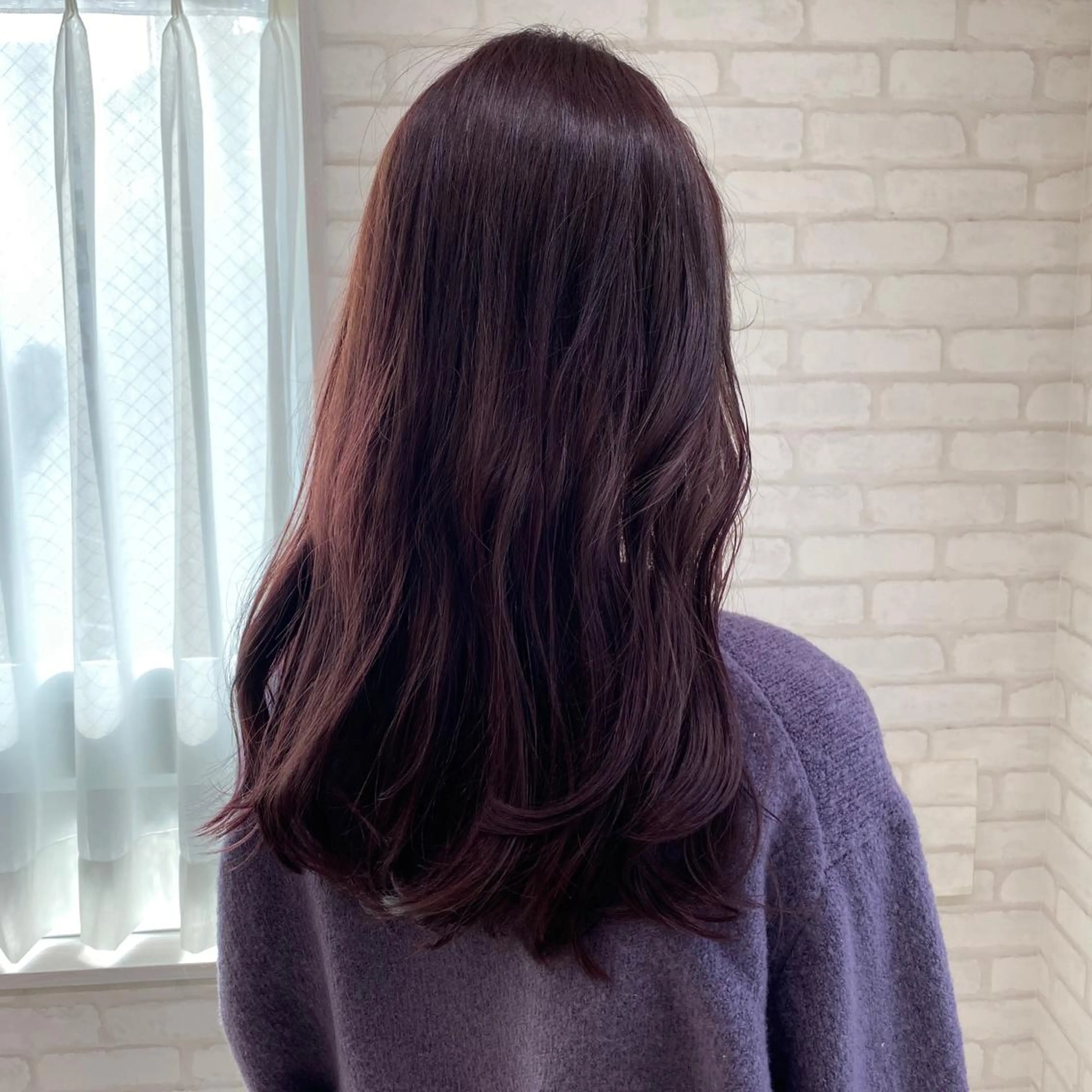 セミロング カラー abilita AZUSAのヘアスタイル