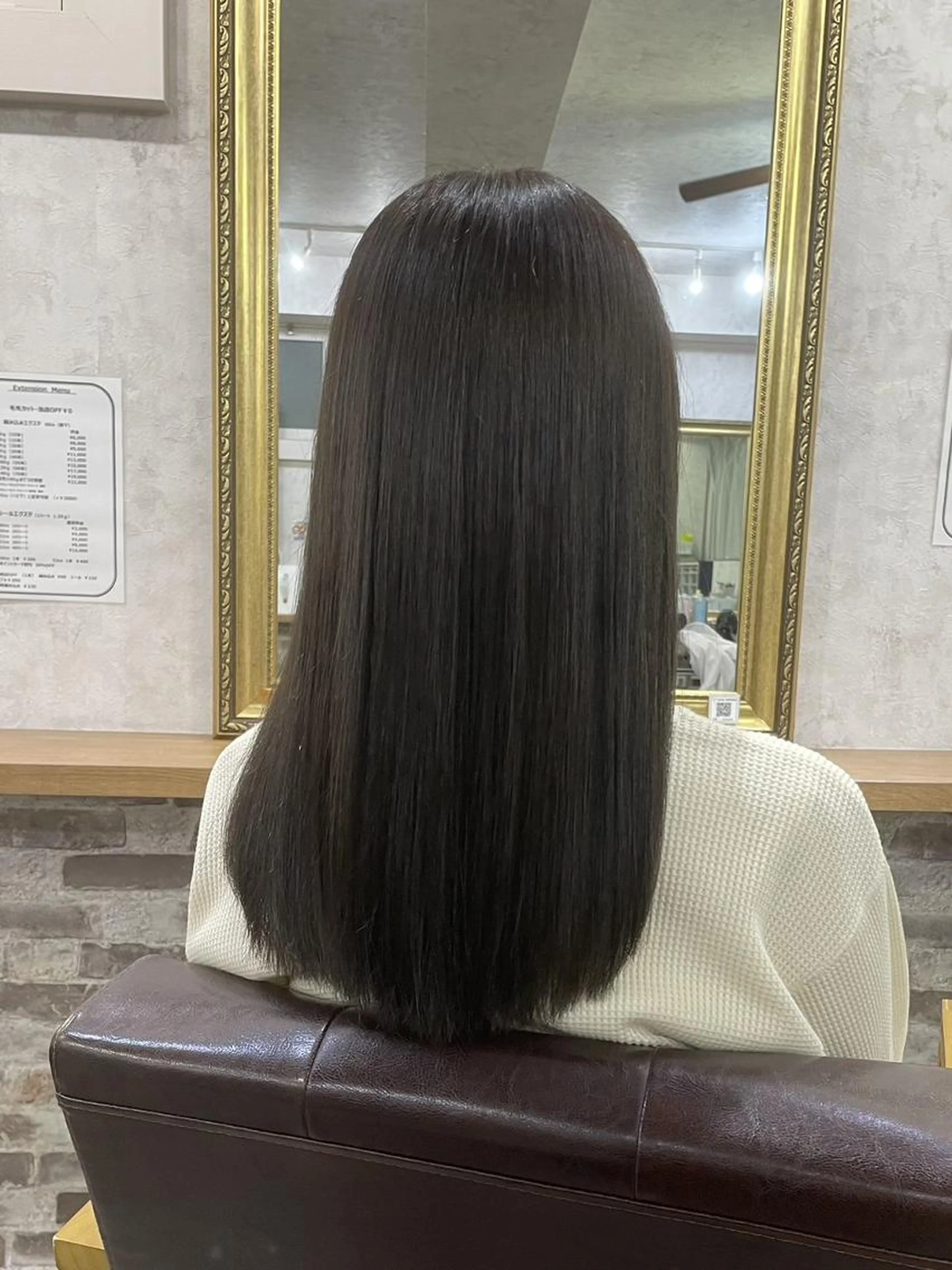 カット+縮毛矯正+トリートメントの写真