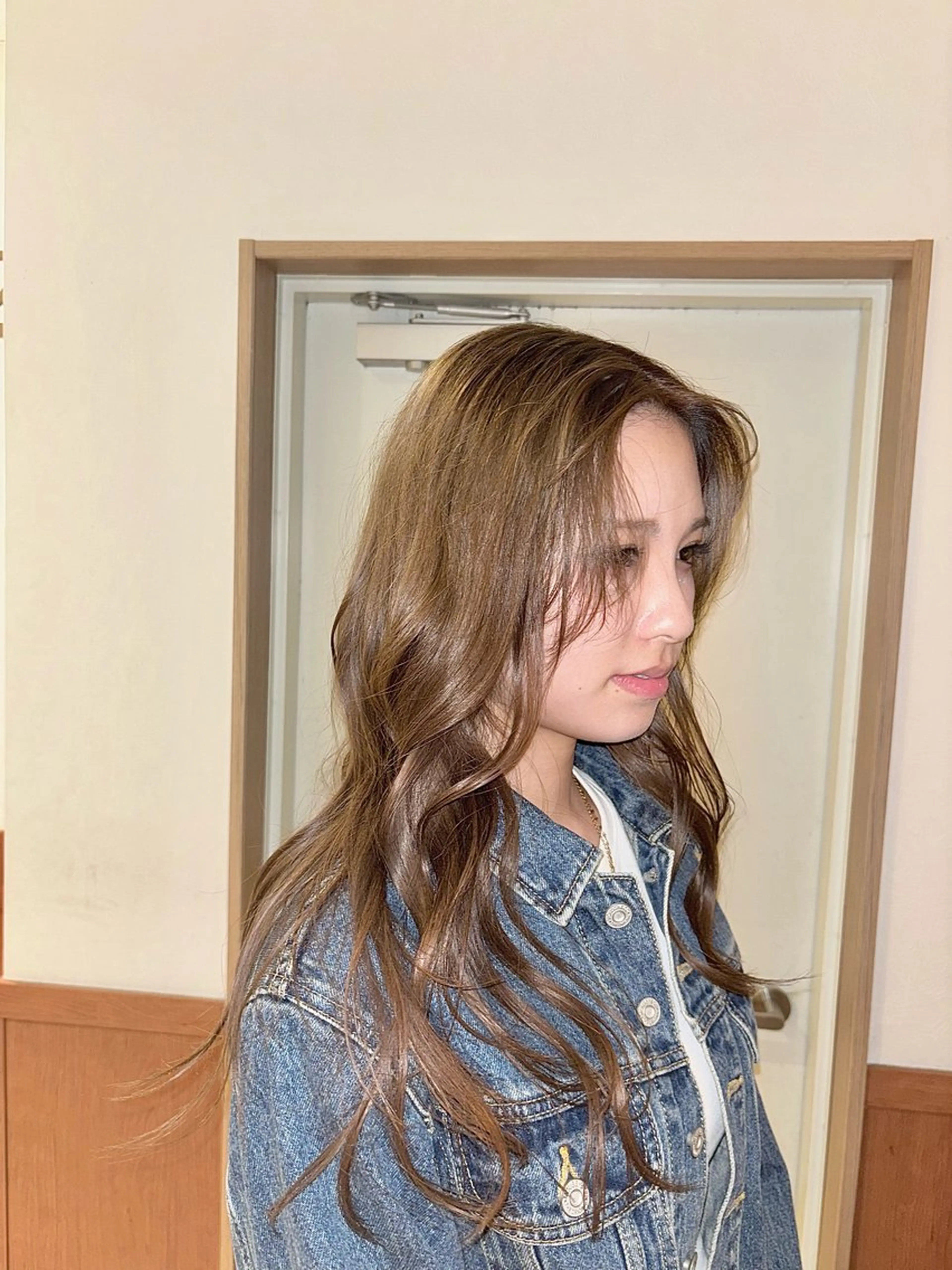 カラー ベージュカラー ブリーチ ブラウンカラー ブラウンベージュ 📍JR奈良/ ブリーチ/佐藤有哉のヘアスタイル