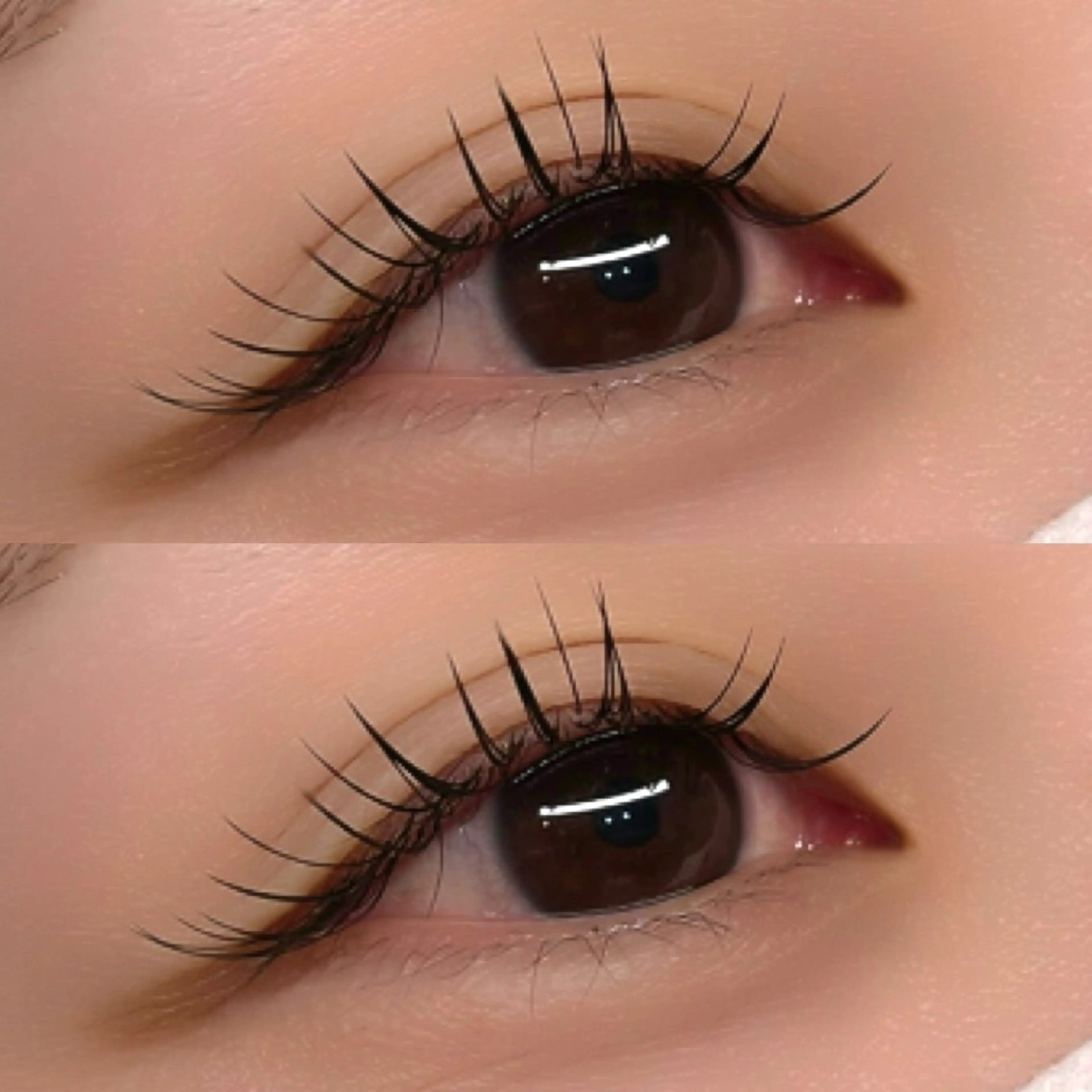 マツエク・マツパ フラットラッシュ EYELA Mizukami❄️のマツエク・マツパデザイン