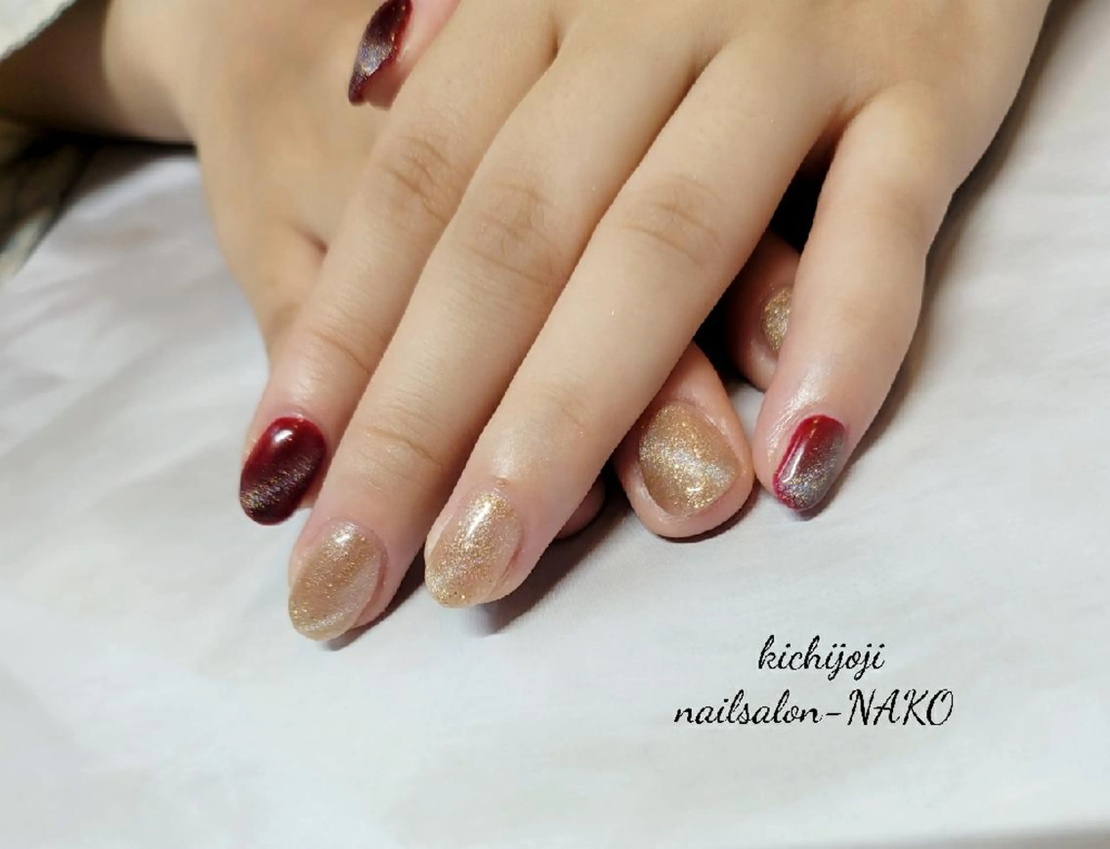 ネイル ミラーネイル Salon-NAKO 🐷shirai🐷のネイルデザイン