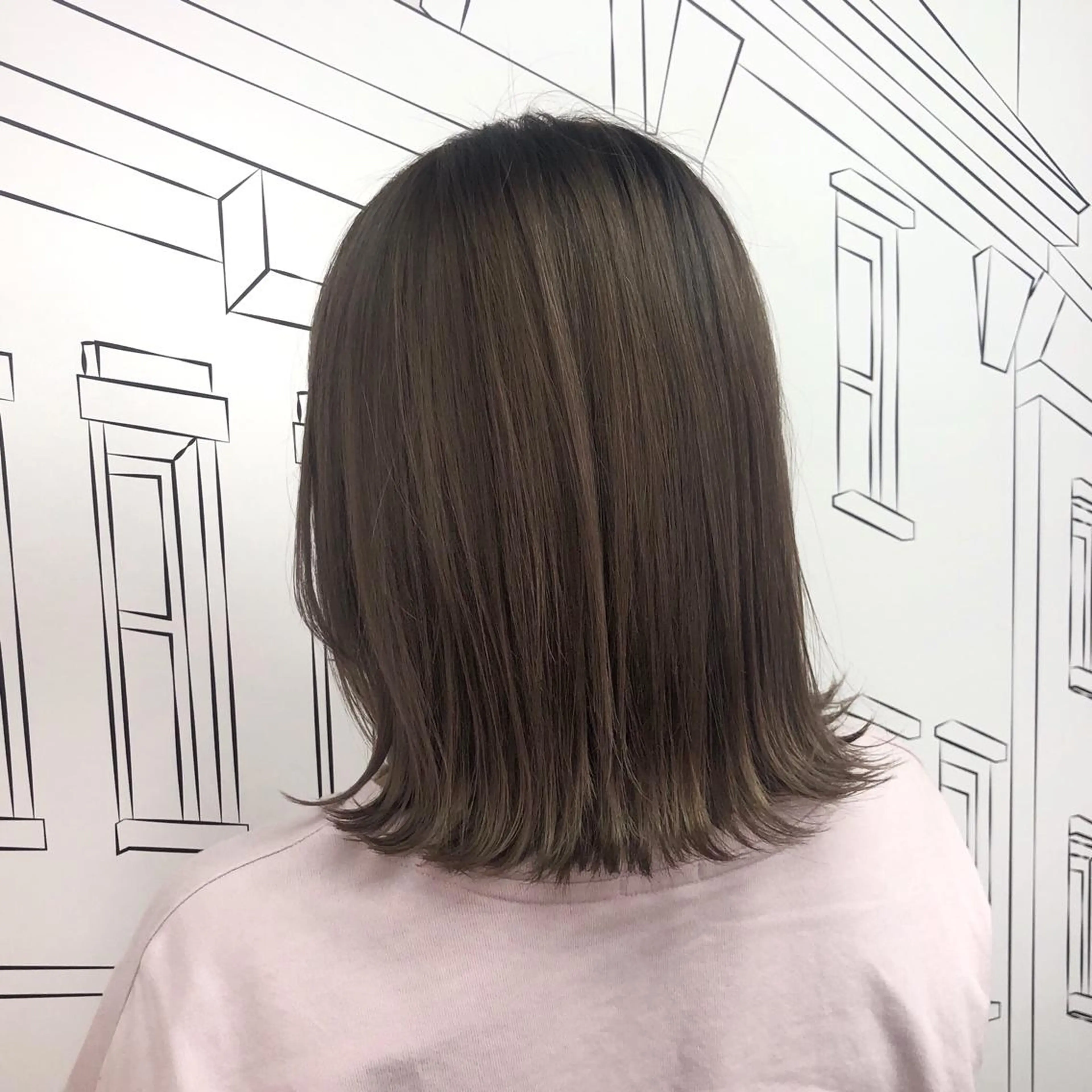 ミディアム カラー レイヤー,ボブ / 彩未のヘアスタイル