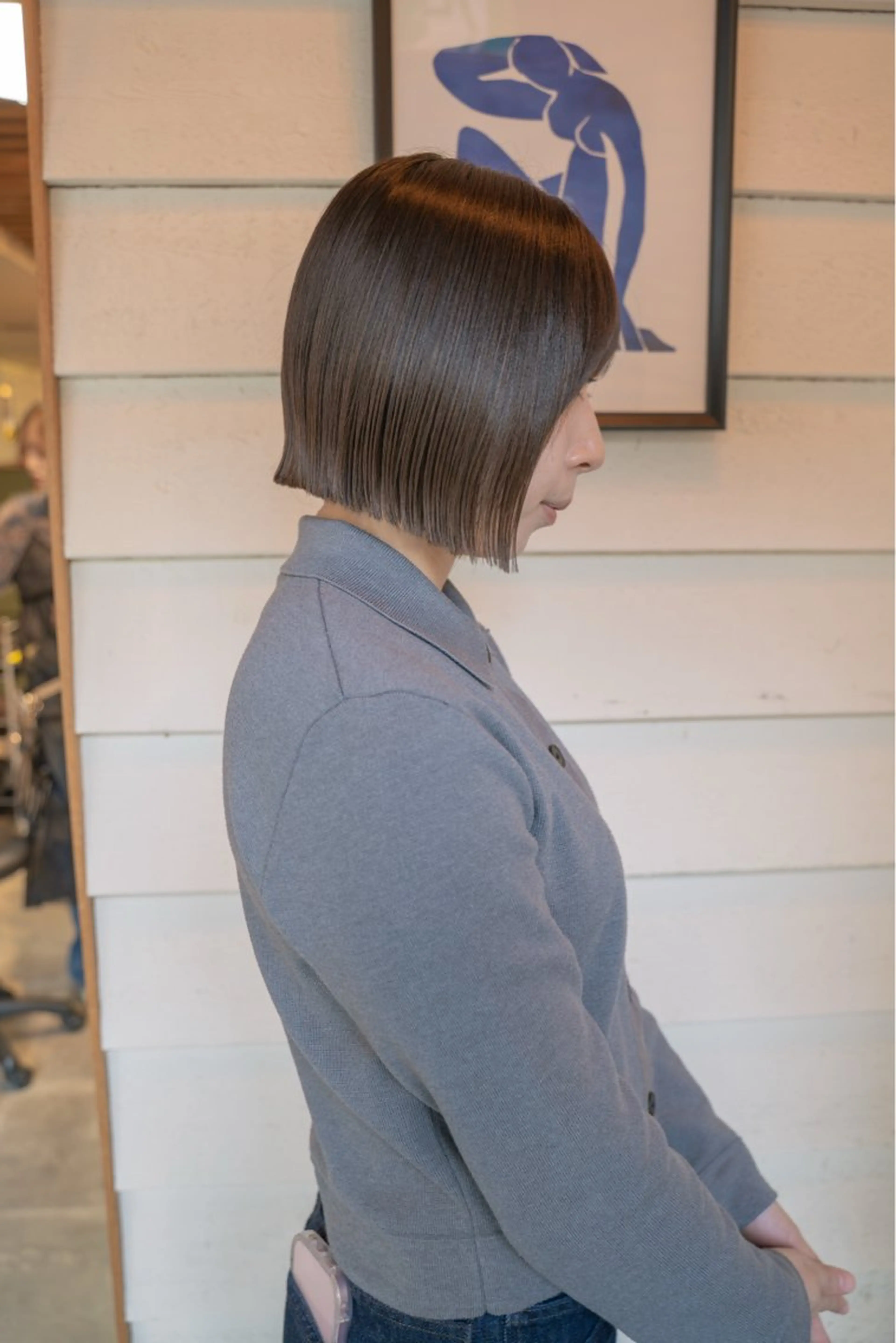 ショート カラー カット 【ボブ】縮毛矯正/ 船橋駅5分/鈴木杏美のヘアスタイル