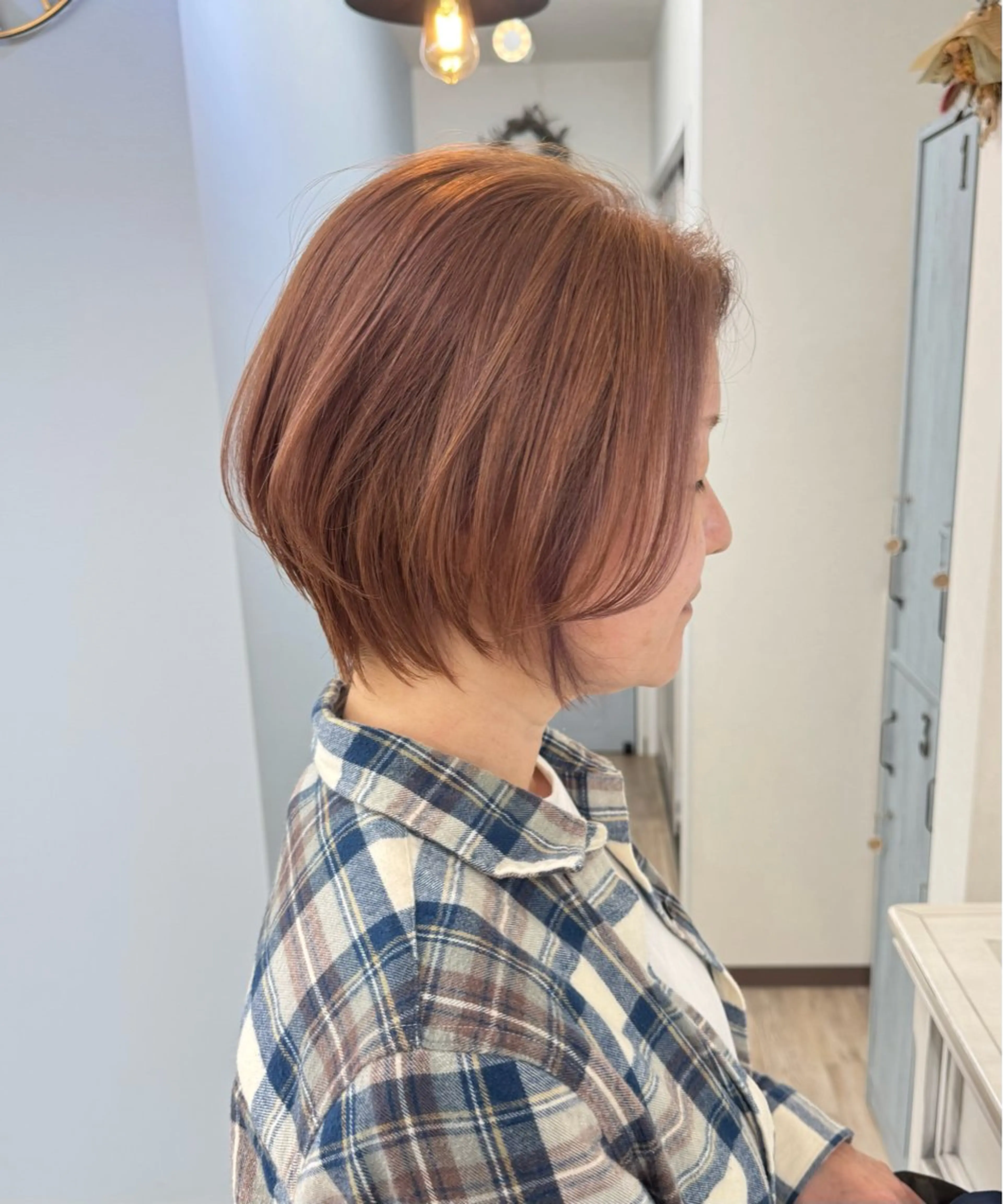 ショート 丸みショート ショートヘア カット ヘアカラー トリートメント RINA 🦋🫧のヘアスタイル