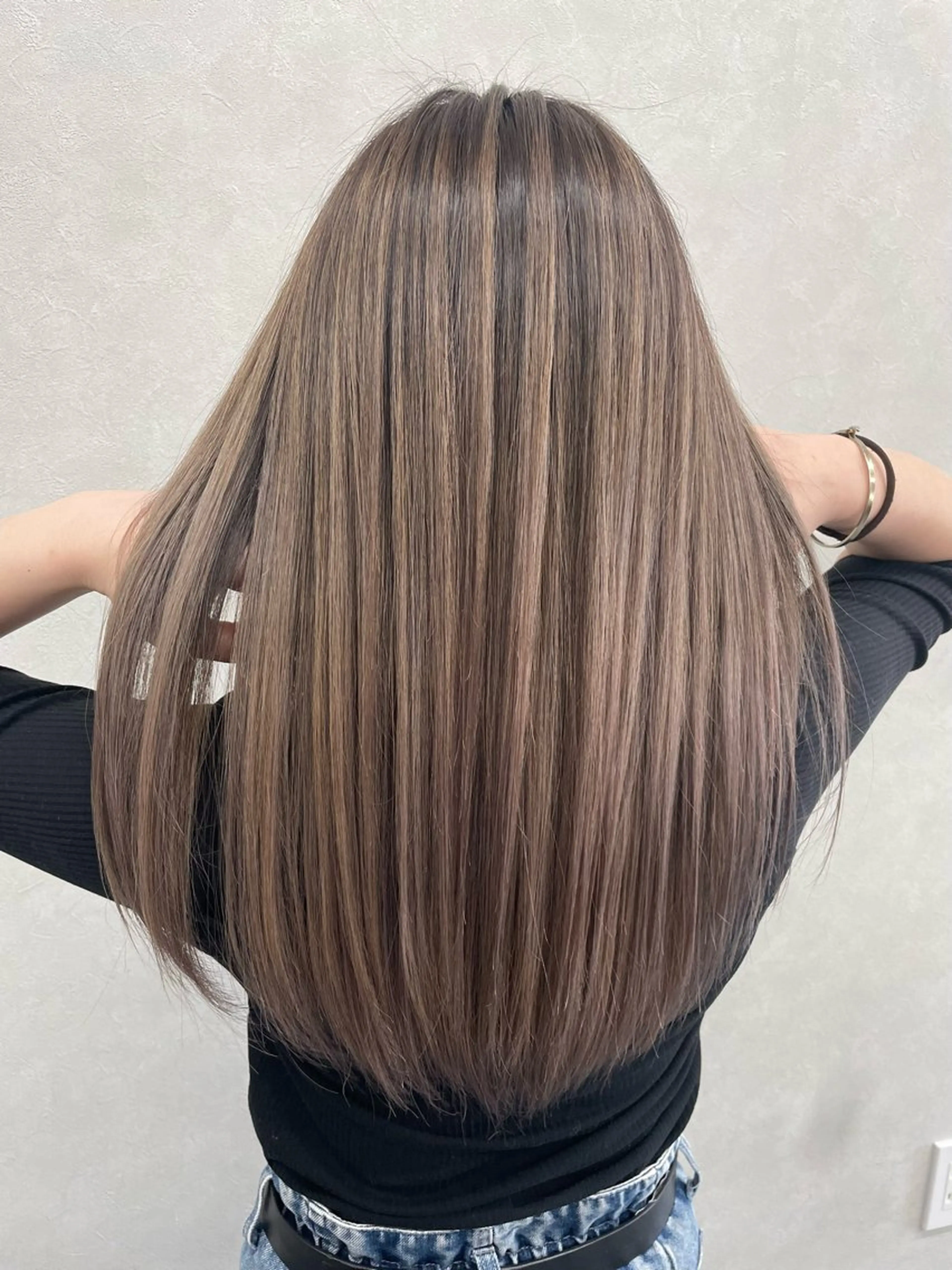 【モデル募集✨️】【ミニモ限定‼️】【ブリーチ込】バレイヤージュカラーの写真