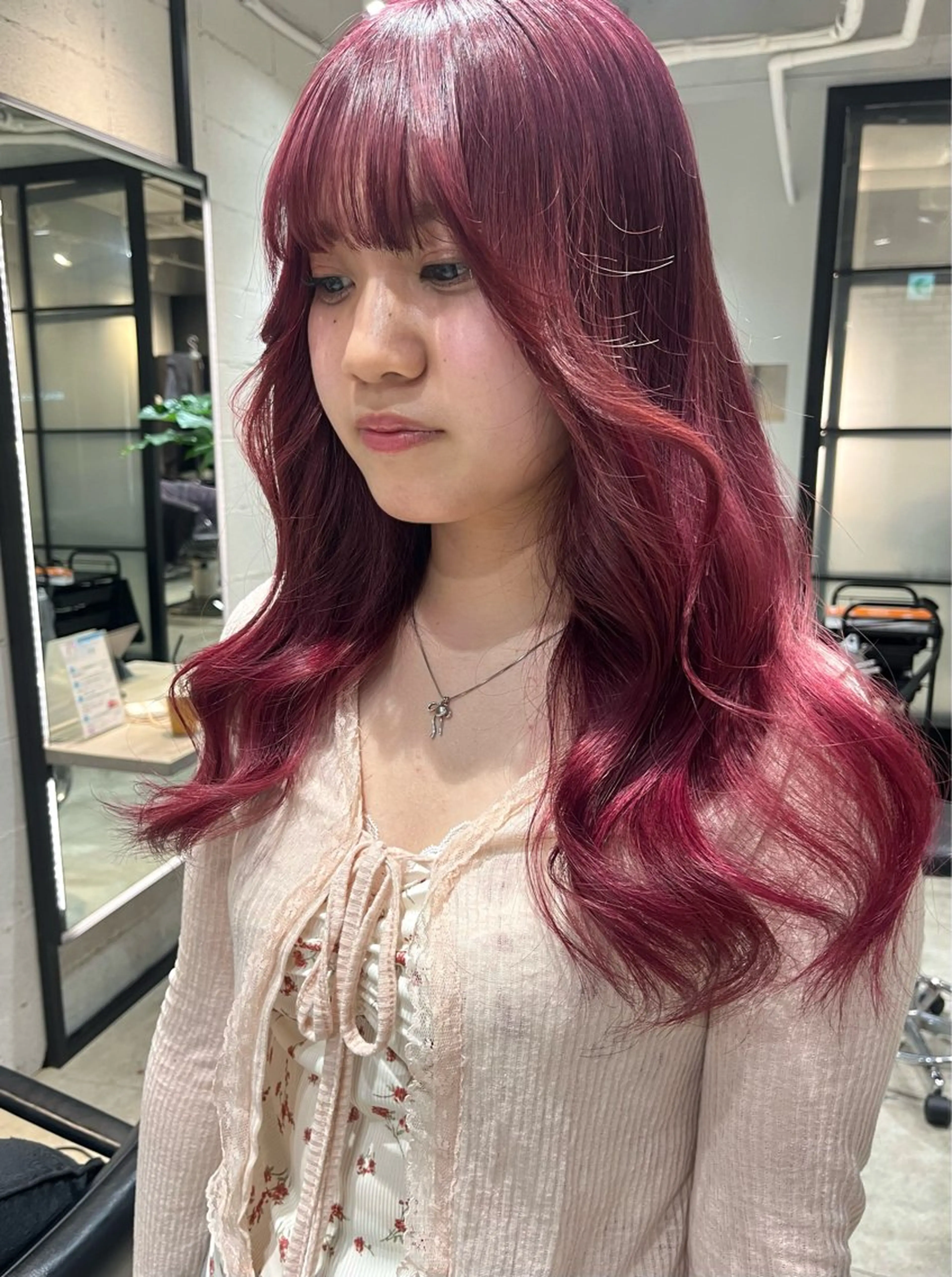 ロング カラー Juna✂️ レイヤー / ボブのヘアスタイル