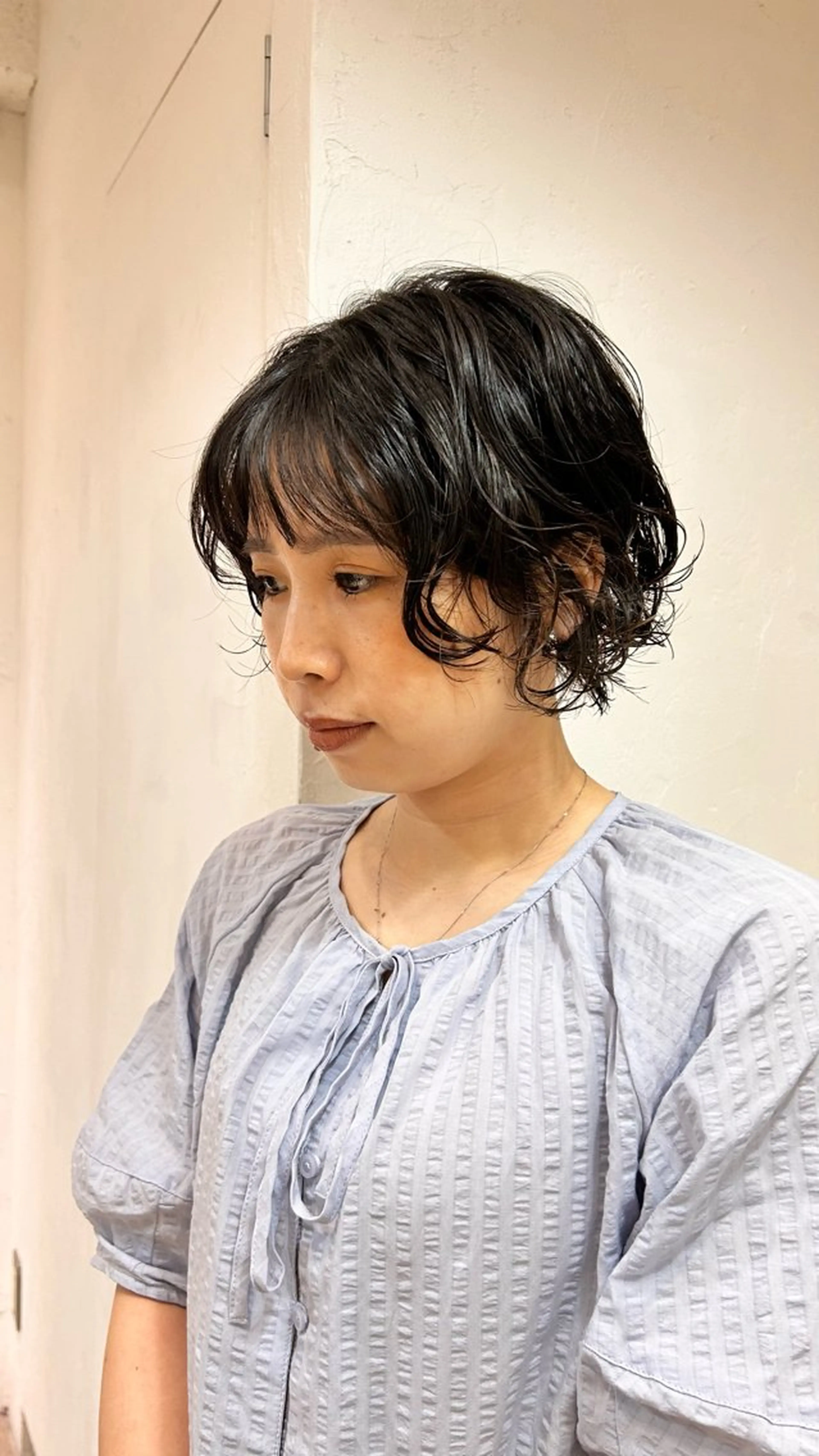 ショート パーマ カット パーマ じゅわっと暖色カラー 🍊Moemiのヘアスタイル