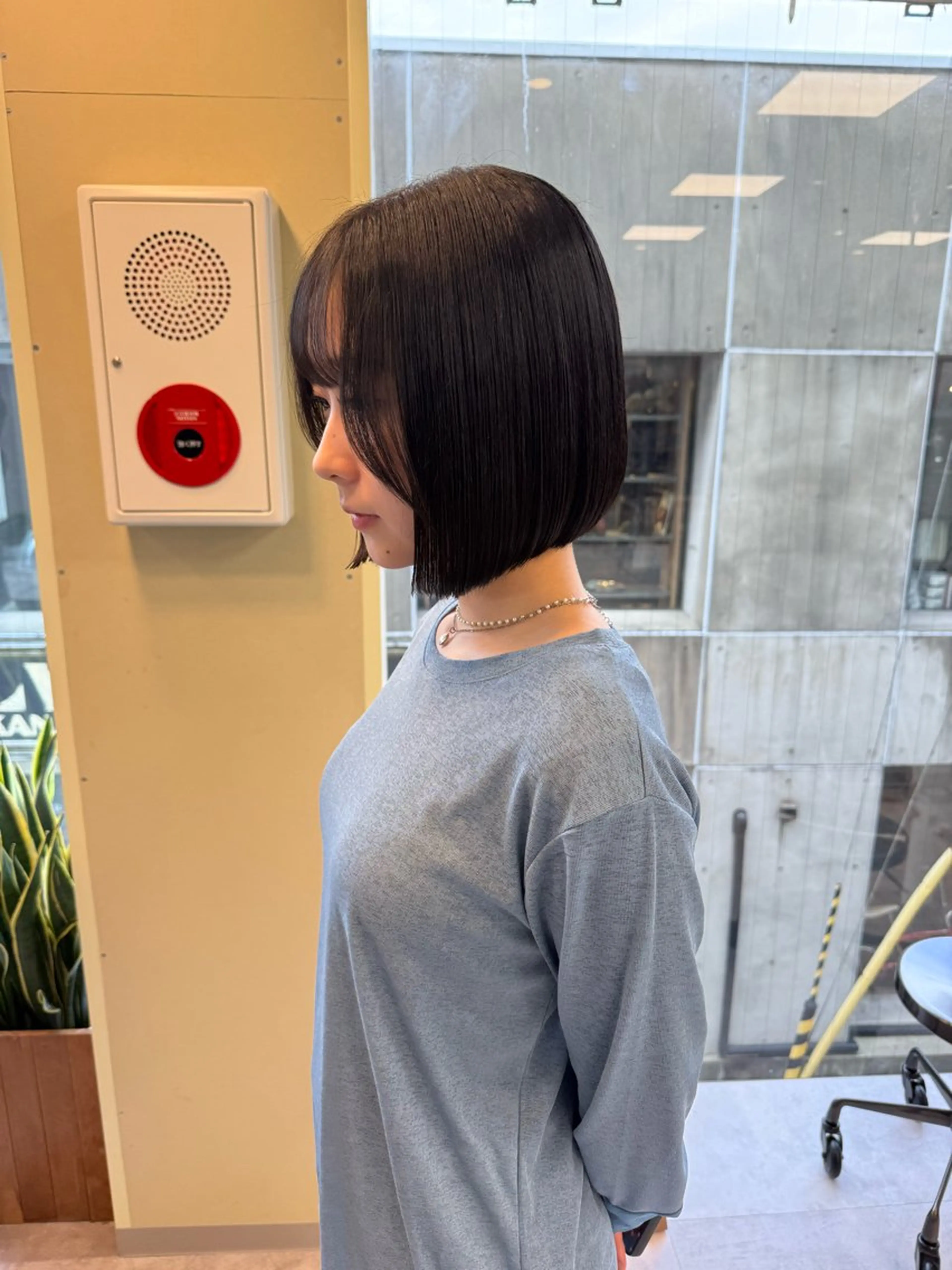 ショート カラー カット ヘアカラー トリートメント 伶風/ボブ/ ヘーゼルベージュのヘアスタイル