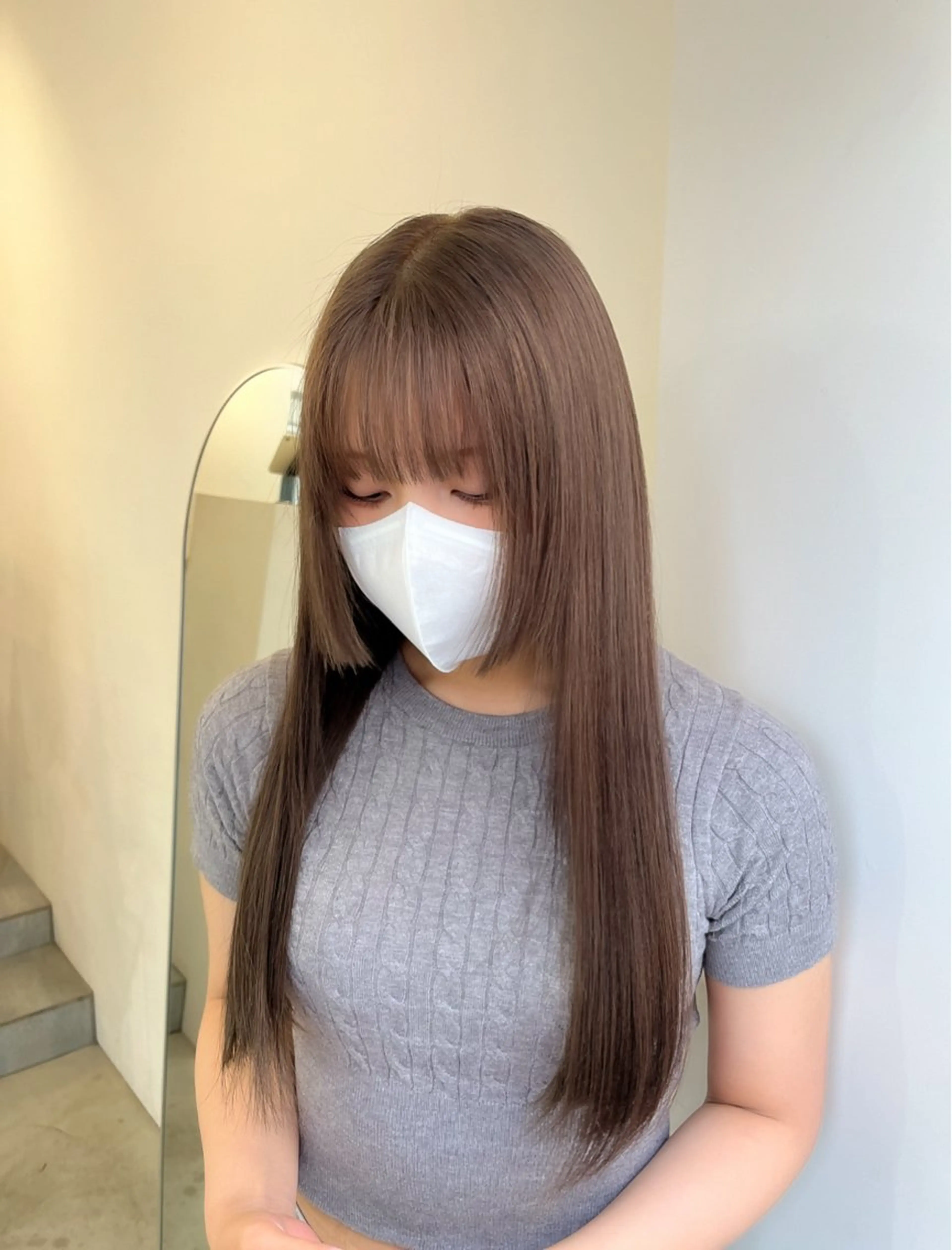 ミディアム ハルカ/ fit standのヘアスタイル