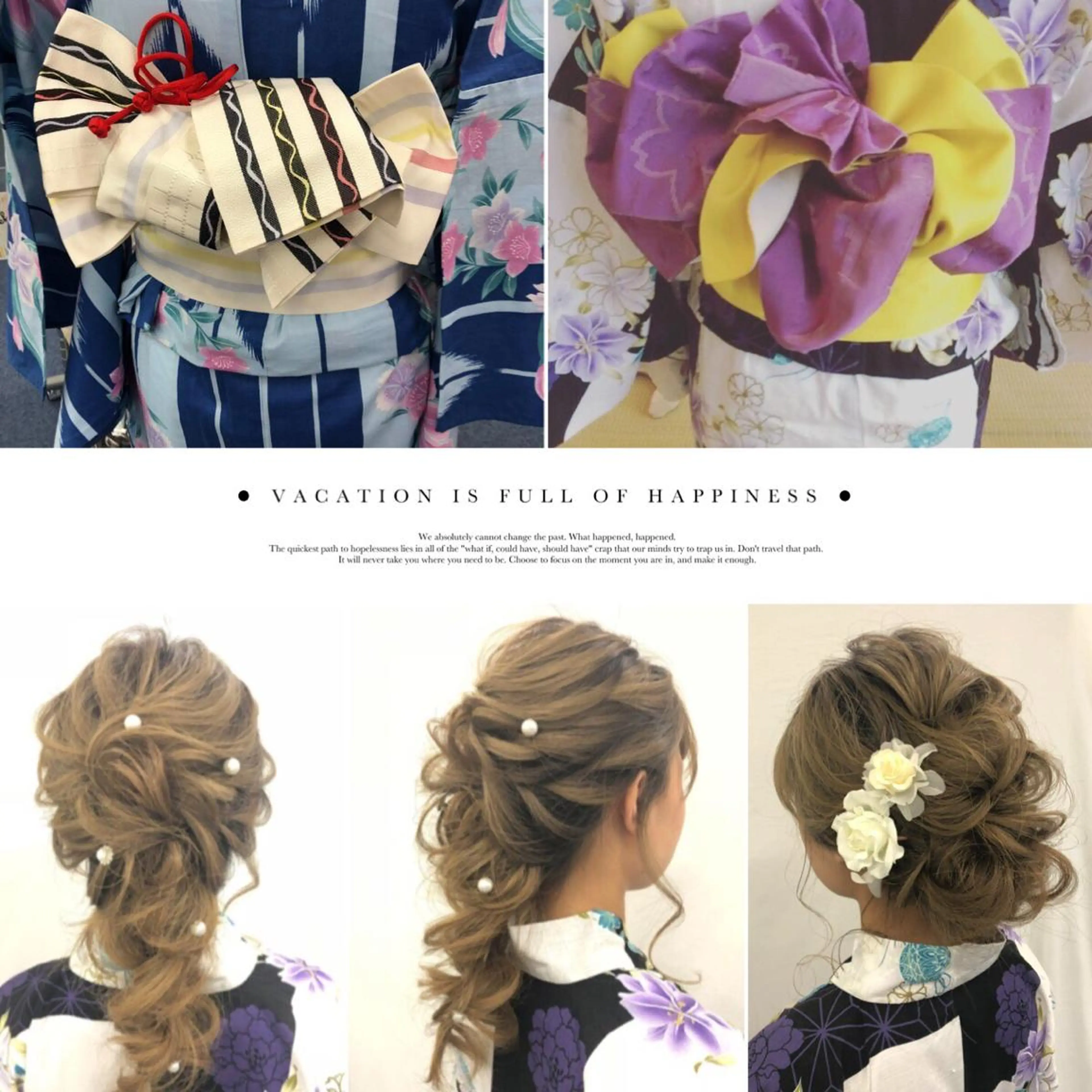 セミロング 着付け toyota umiのヘアスタイル