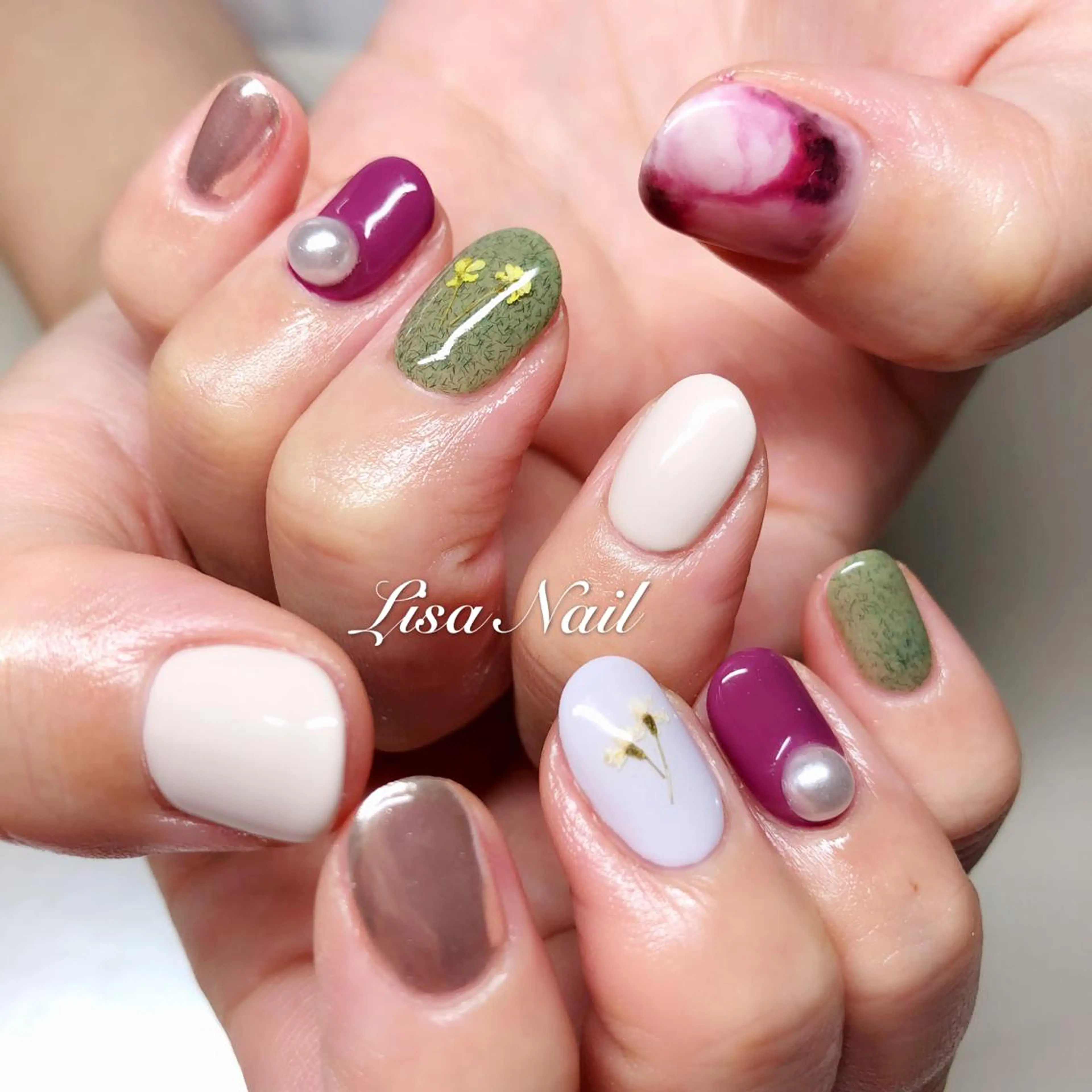 ネイル 🎀 RI🎀のネイルデザイン