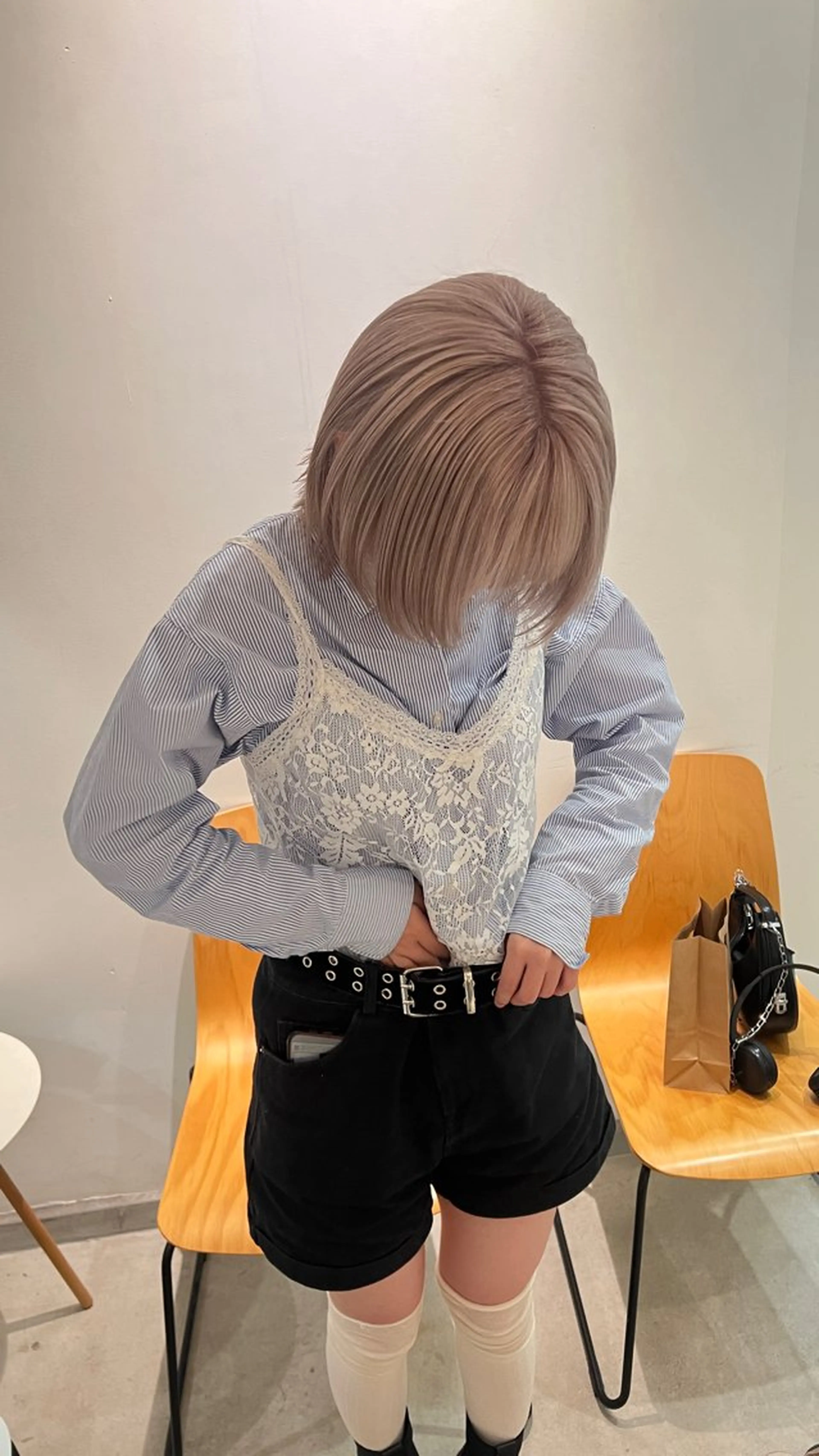 カラー ブリーチ 透明感color🩵 MAYUKAのヘアスタイル