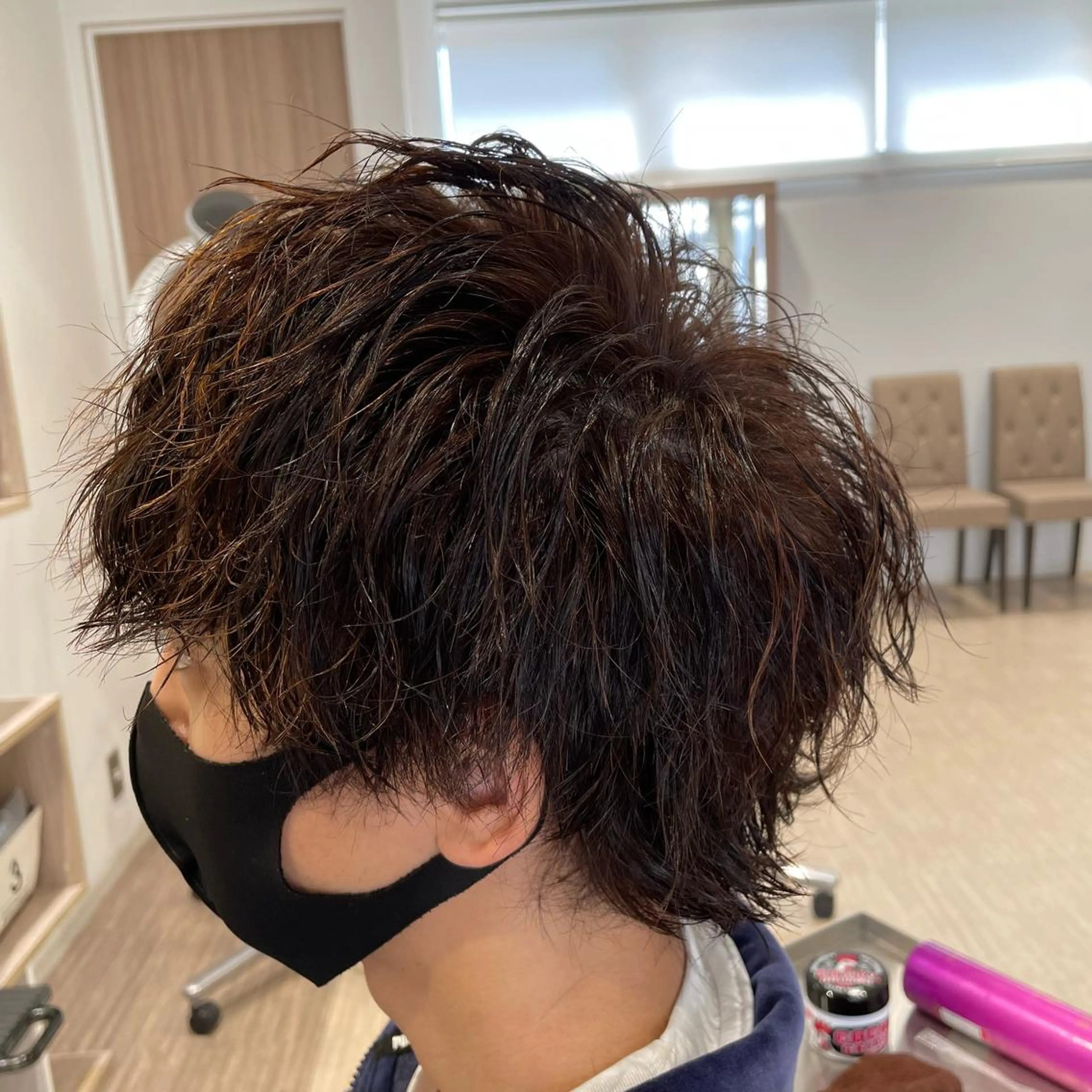 パーマ メンズ 鈴木 拓斗のヘアスタイル