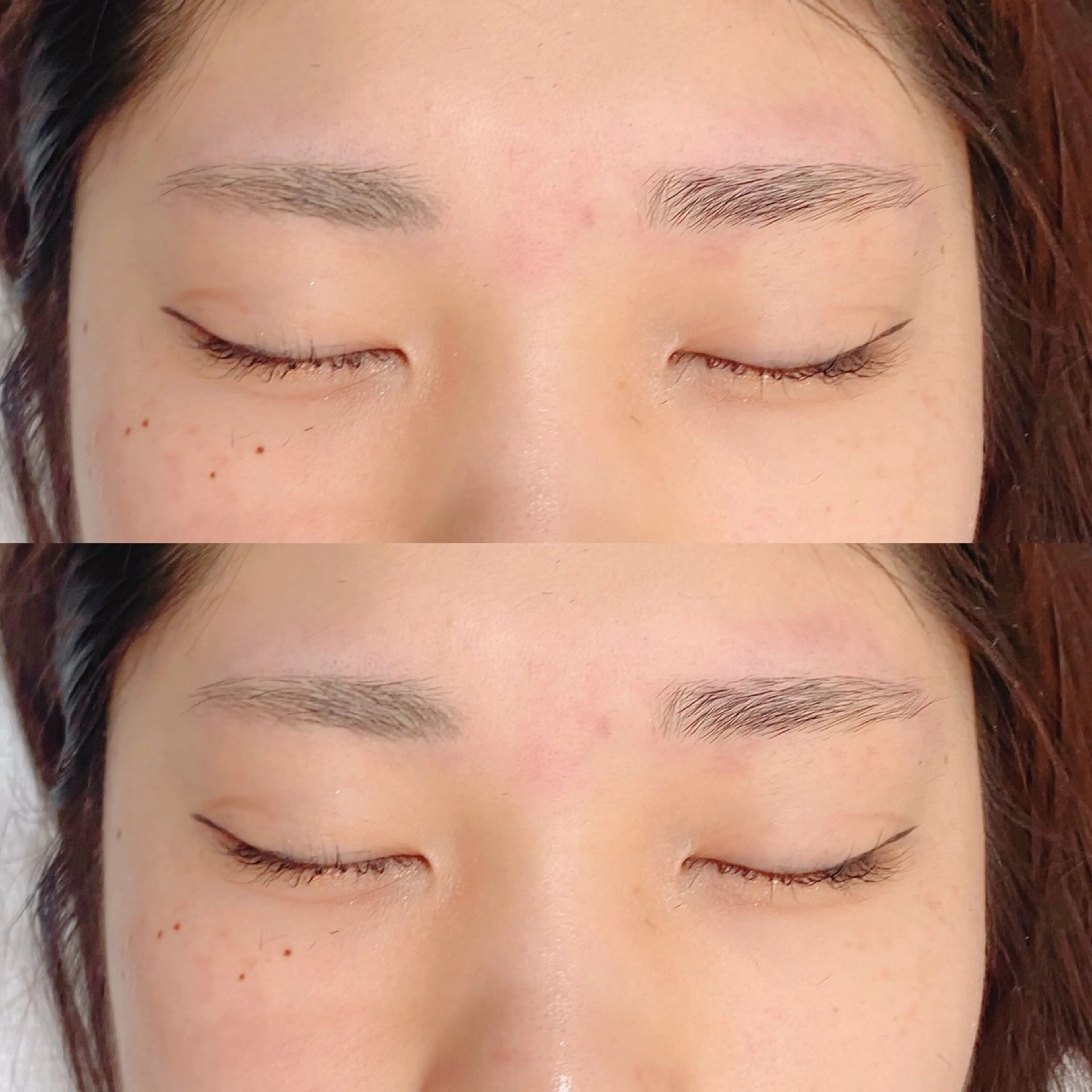 アイブロウ ワックス脱毛 眉カット PROGRESS あかり❤️‍🔥のマツエク・マツパデザイン