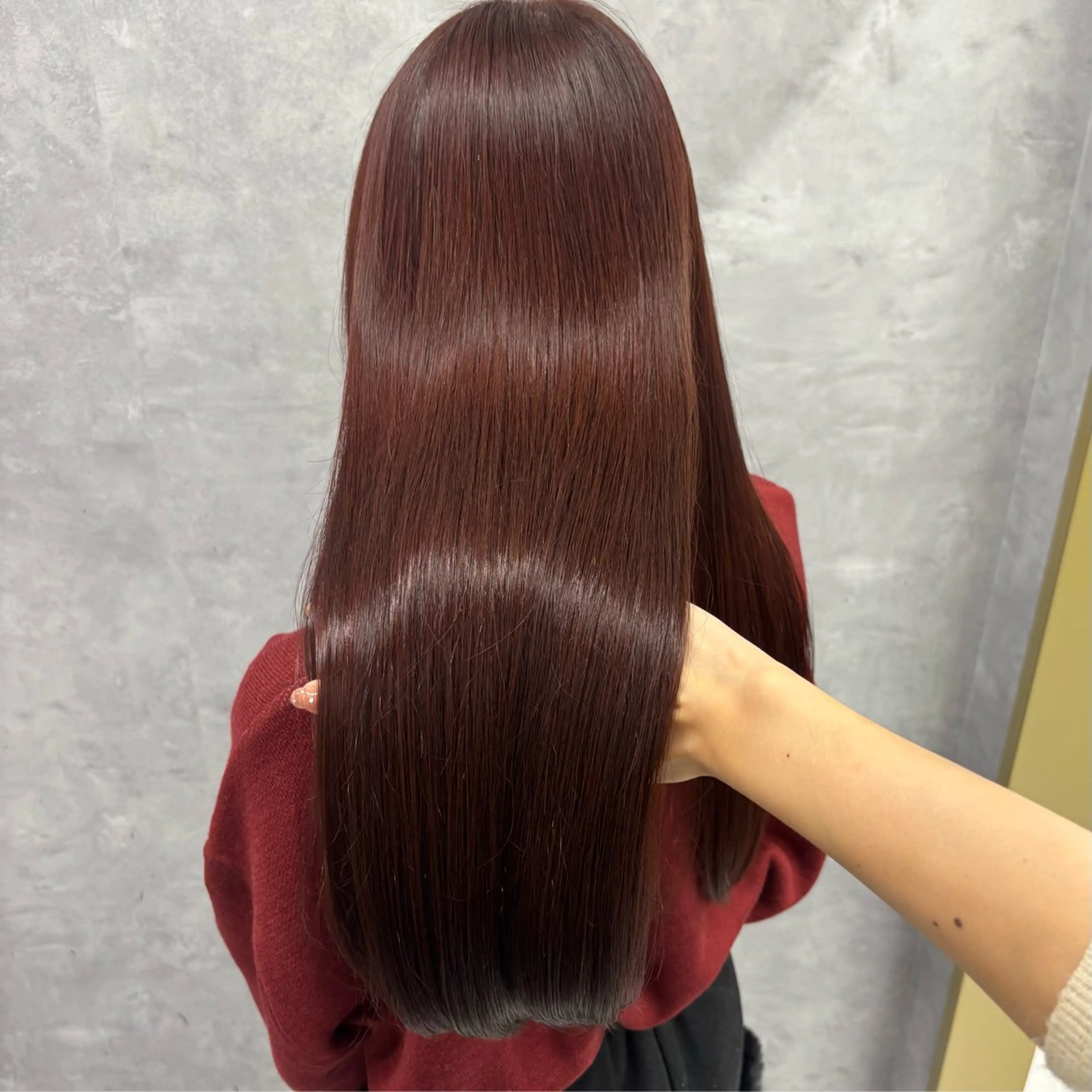 ロング カラー カット ヘアカラー トリートメント NUMBER_ ユイナのヘアスタイル