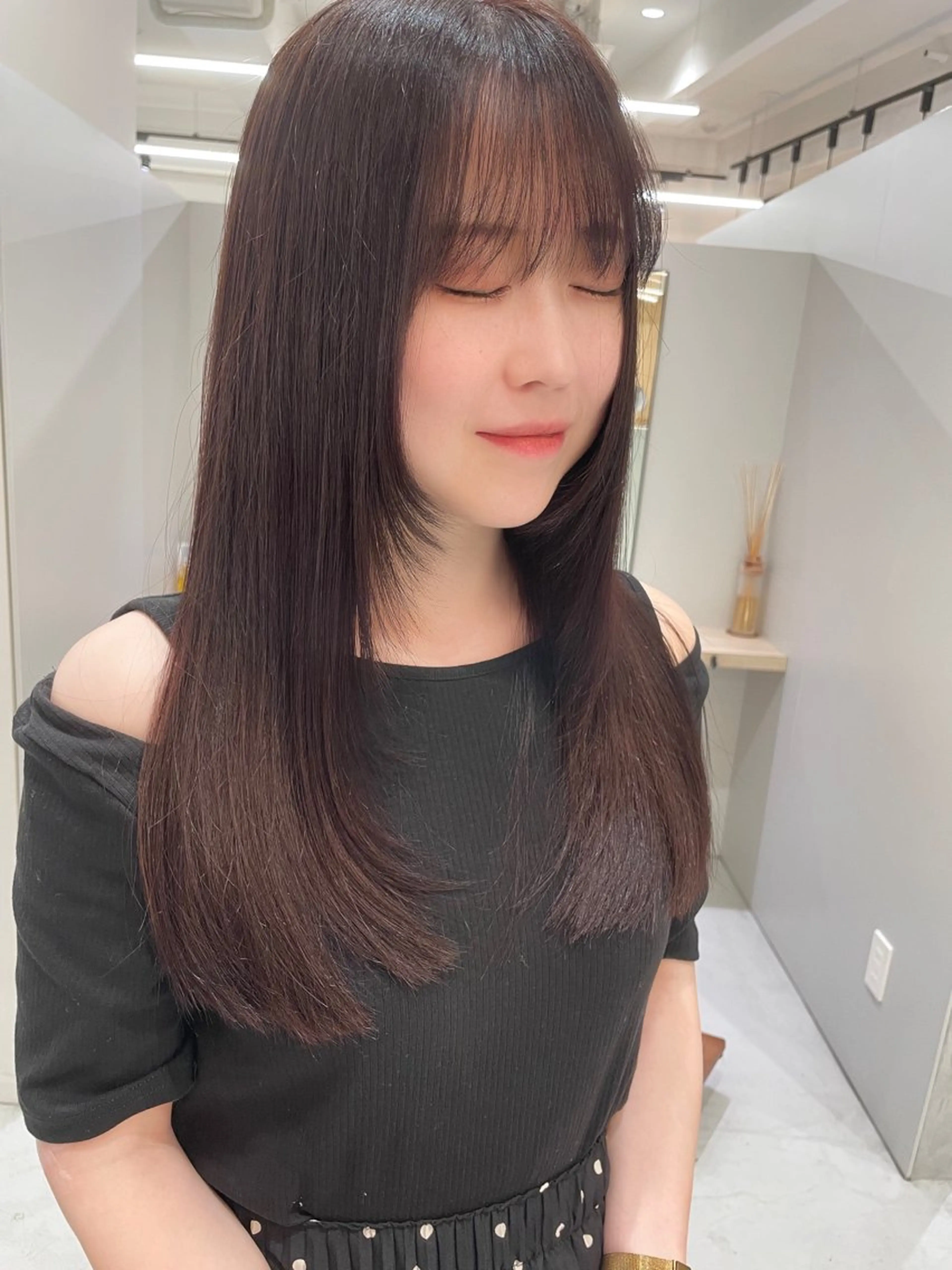 平日限定🌹カット+ケアカラー+ダメージレス縮毛の写真