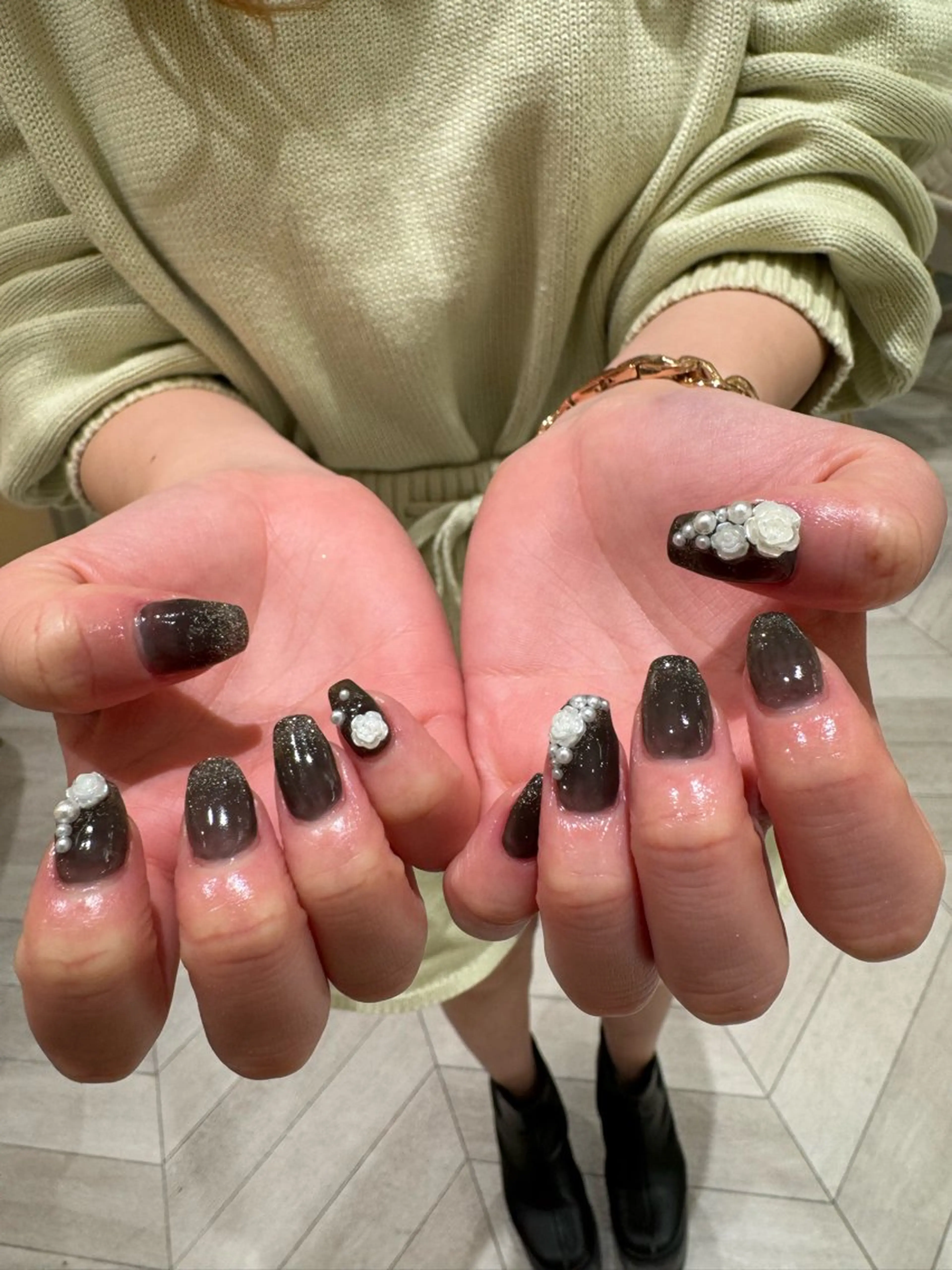 ネイル ハンドネイル なぽ ❤︎ y2k/韓国nailのネイルデザイン