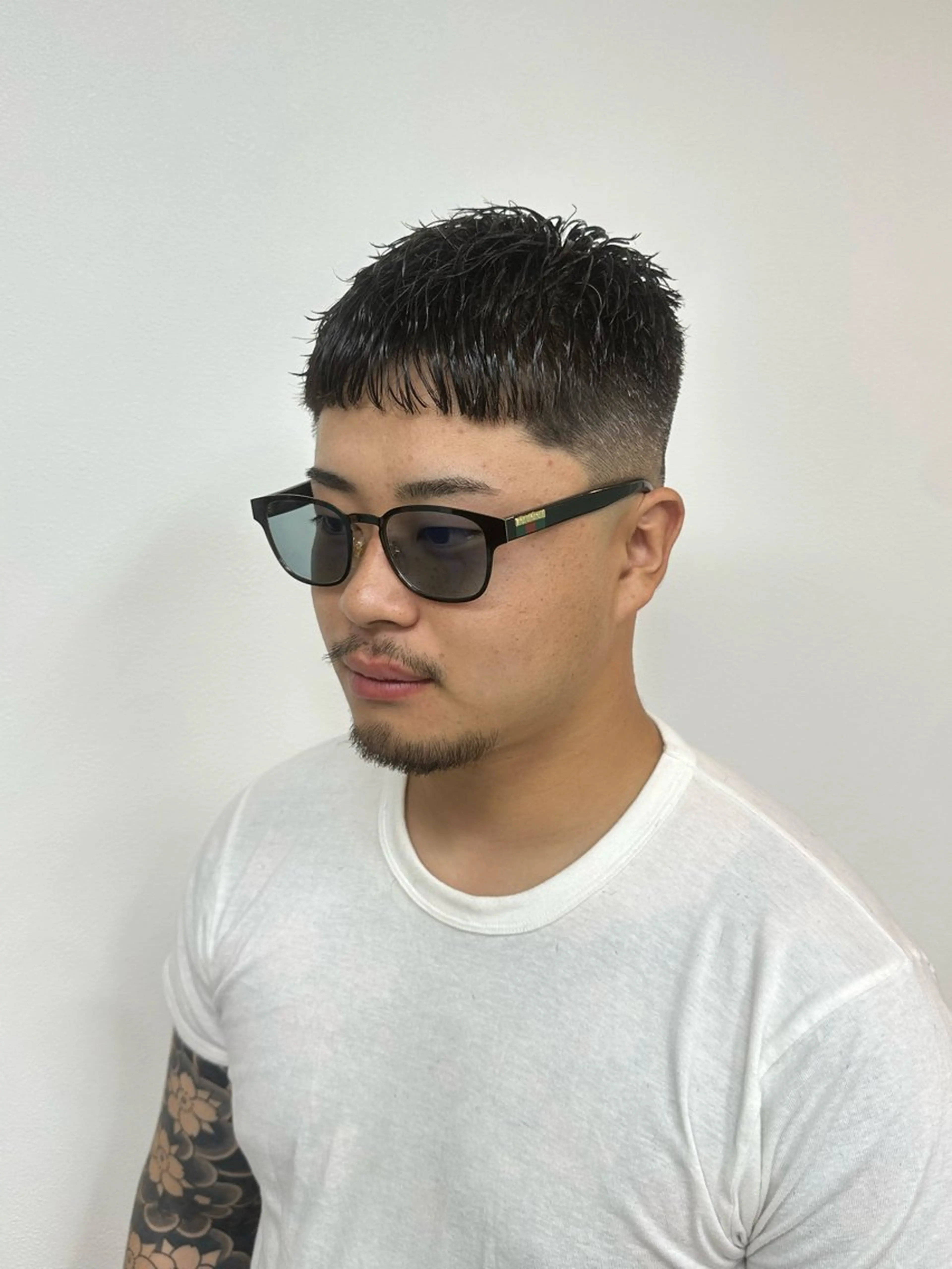 【漢ウケスタイル‼️】サイドパート・クロップ・フェザーアップの写真