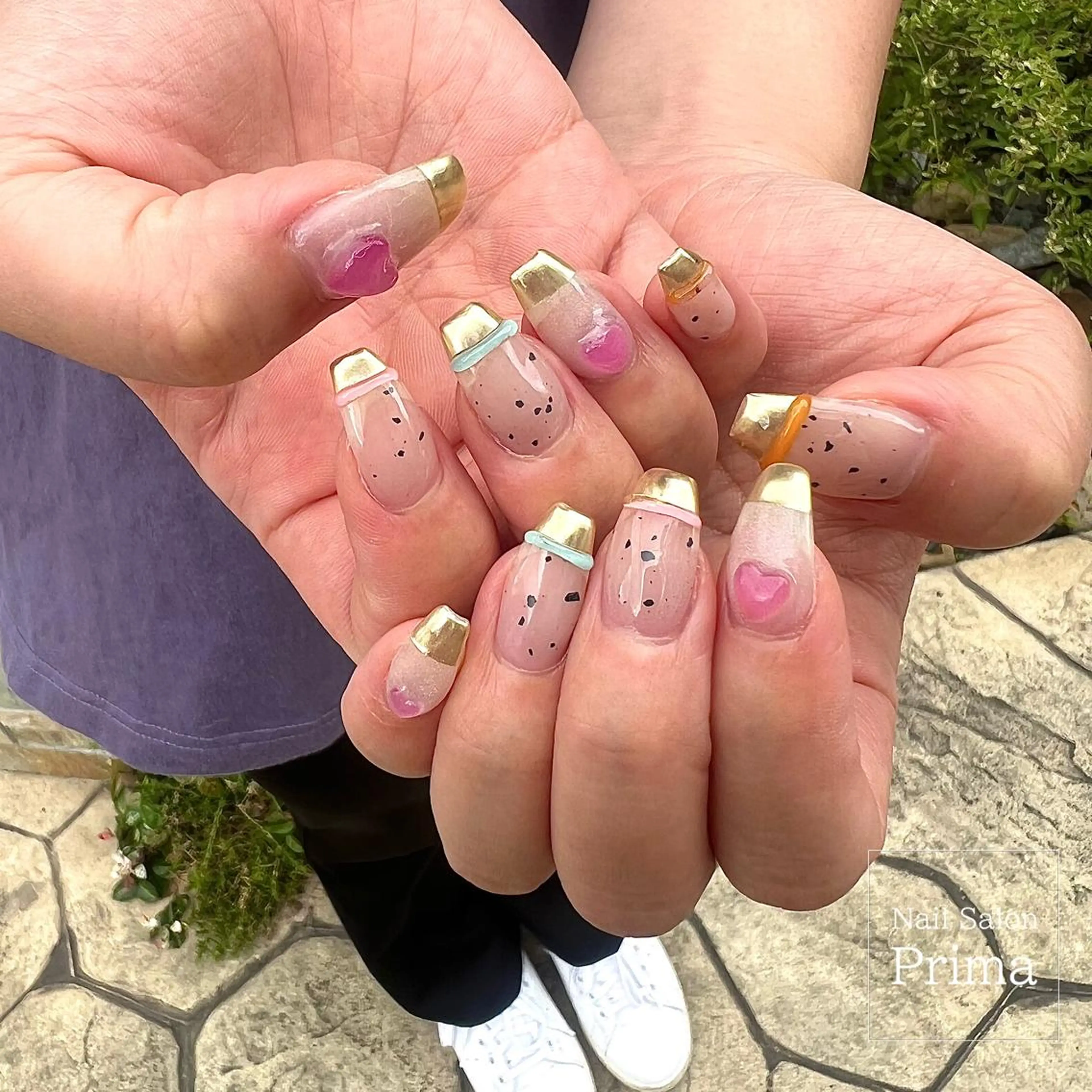 セミロング ネイル SalonPrima Nail & Eyeのネイルデザイン