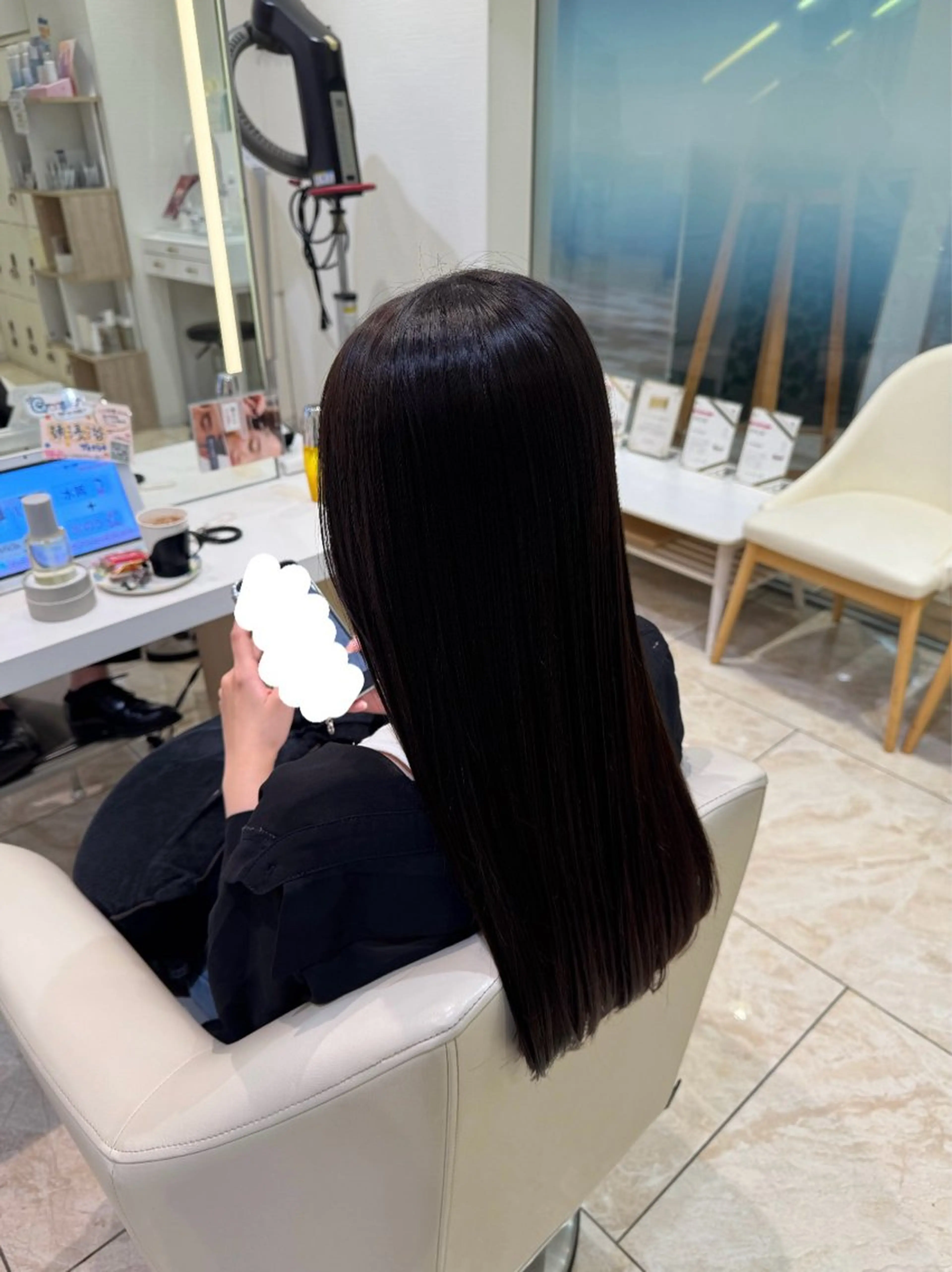 ロング 縮毛矯正 縮毛矯正 ボブ‪✂️ スパ🫧kurehaのヘアスタイル