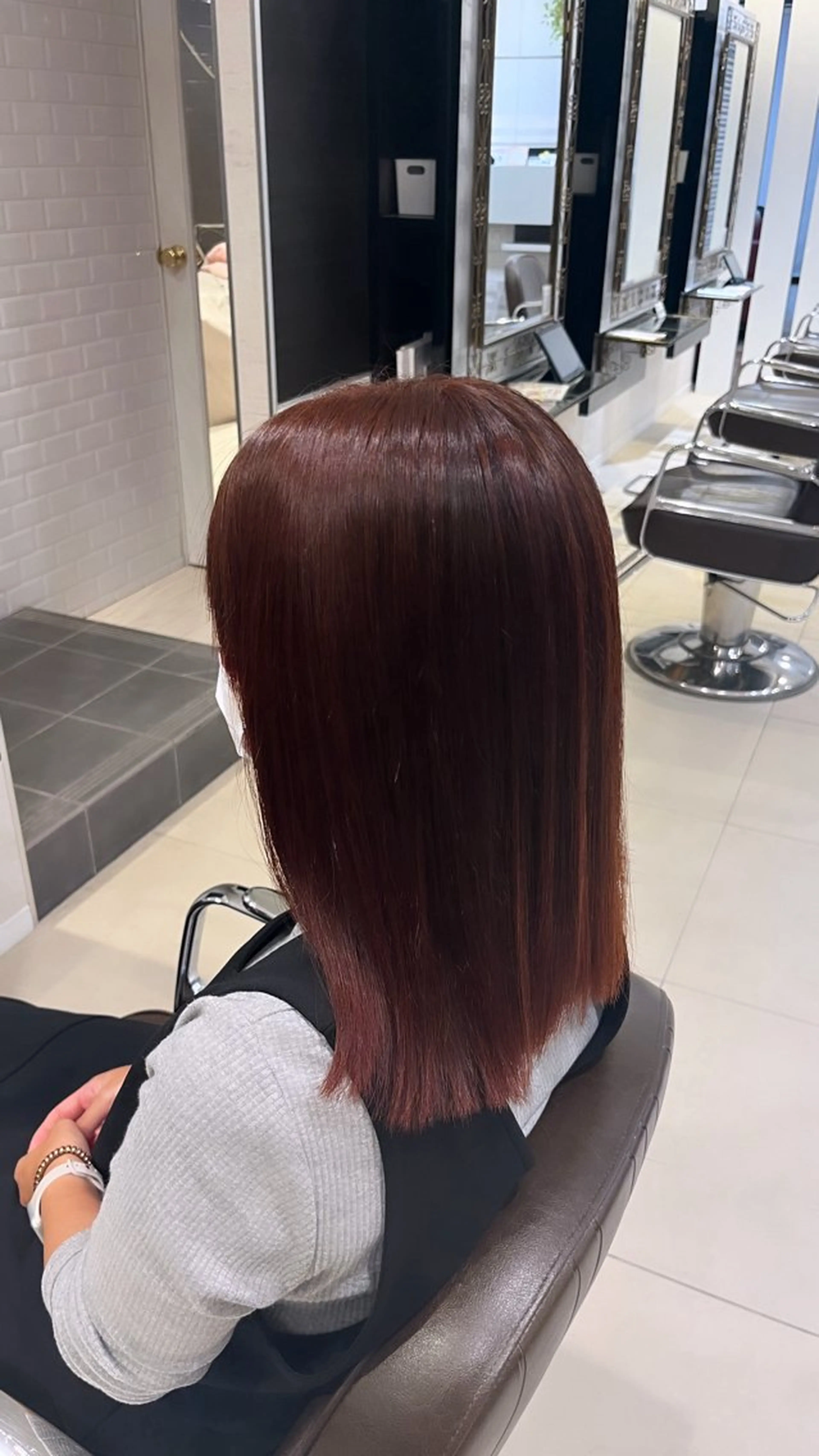 カラー ベージュカラー オレンジ オレンジベージュ MUSE✂️ juriのヘアスタイル