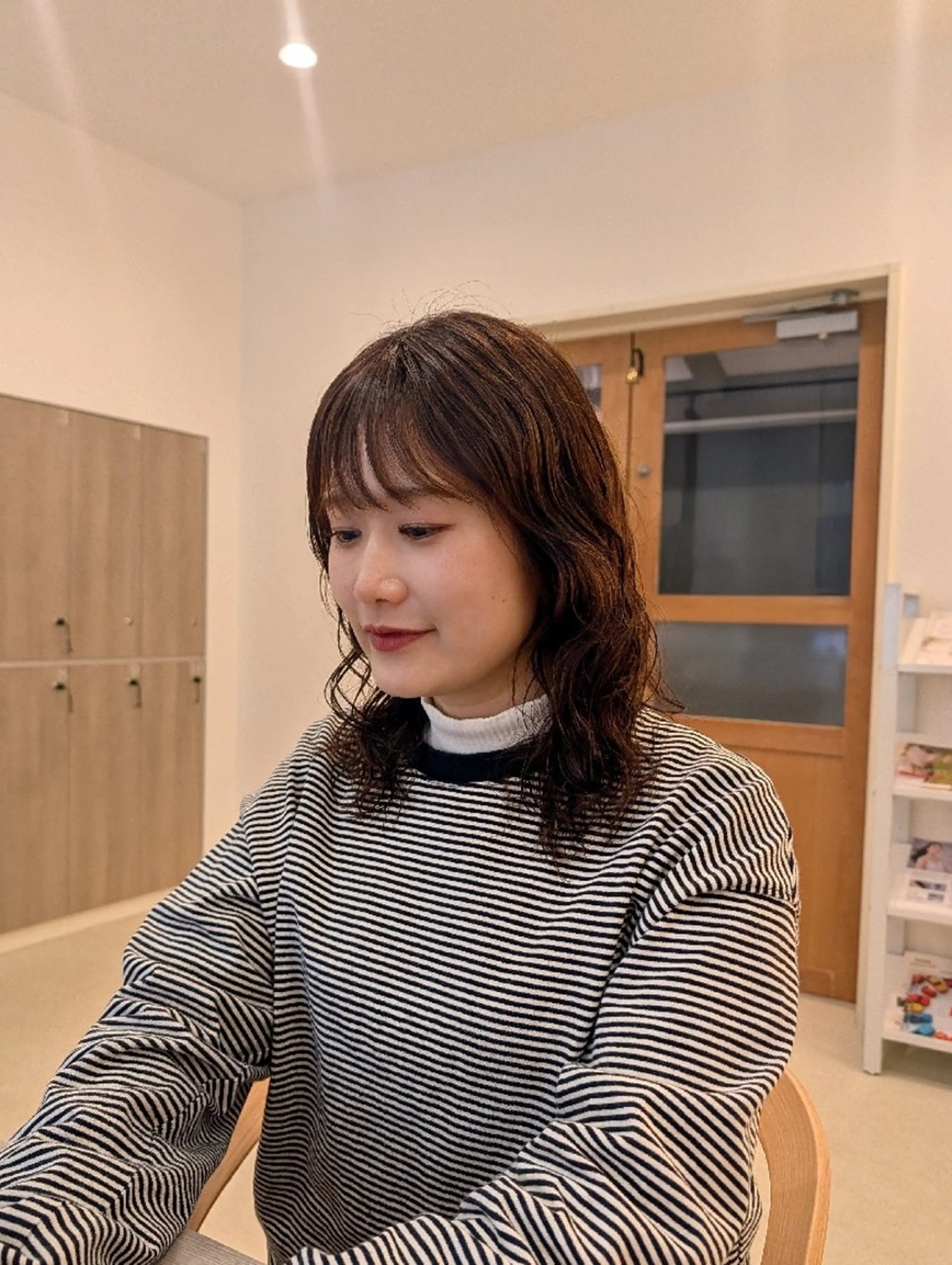 ミディアム パーマ ミディアムパーマ デジタルパーマ ルプラボウ　小野寺 菜穂/豊橋/パーマのヘアスタイル