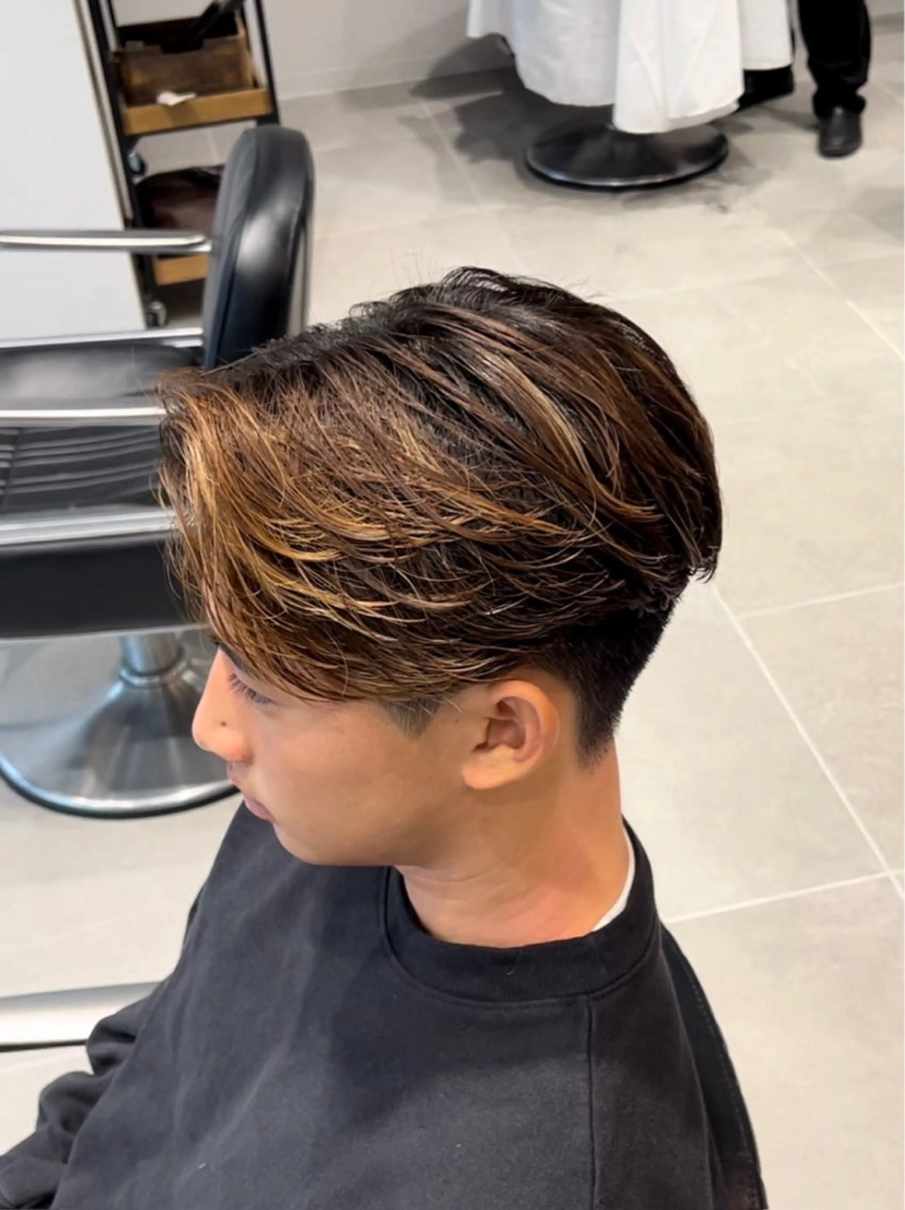 ショート Groomers Tokyo所属・大山慧也/メンズ/ フェード/バーバーのヘアスタイル