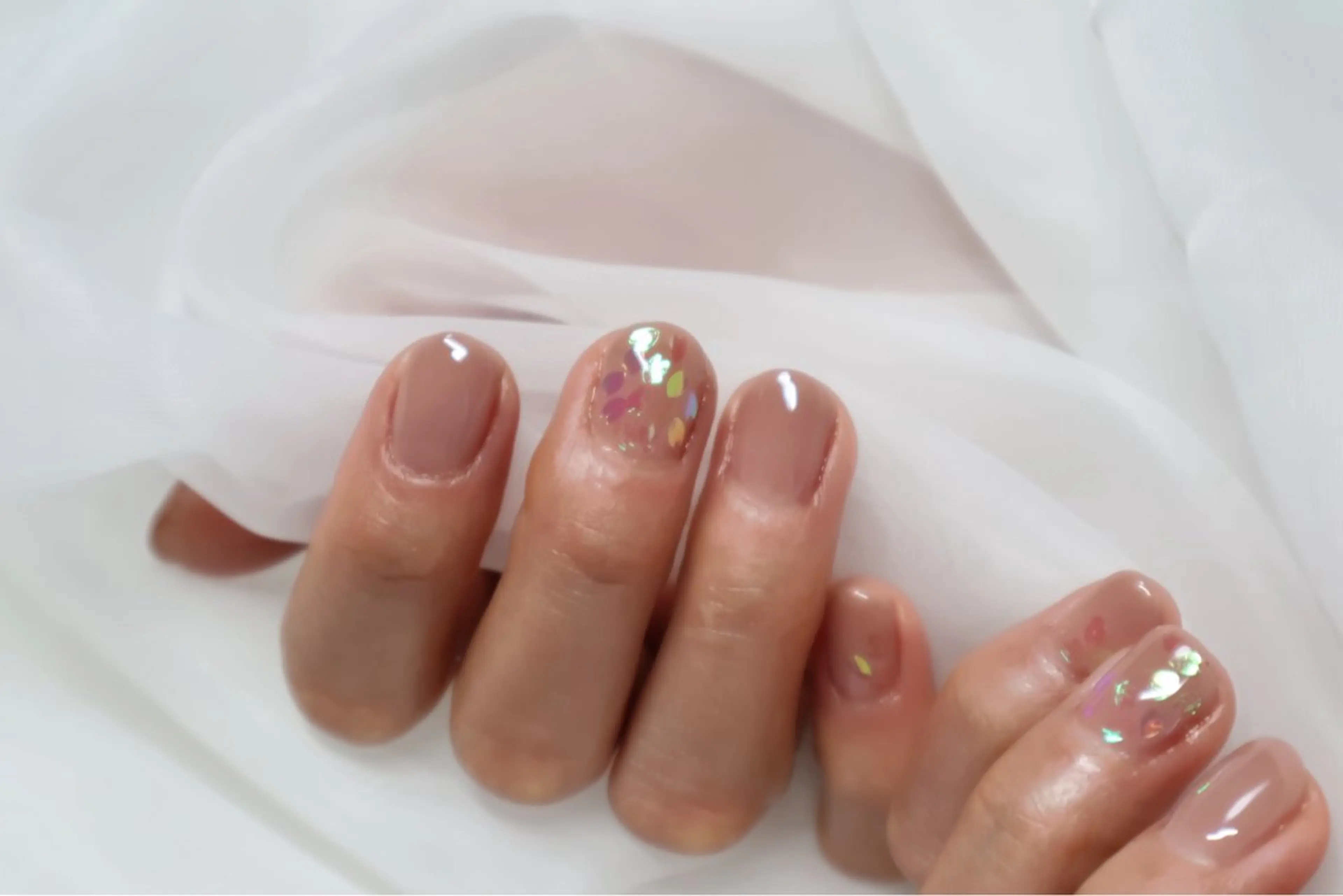 ネイル 桜ネイル ワンカラーネイル ナツ komachiのネイルデザイン