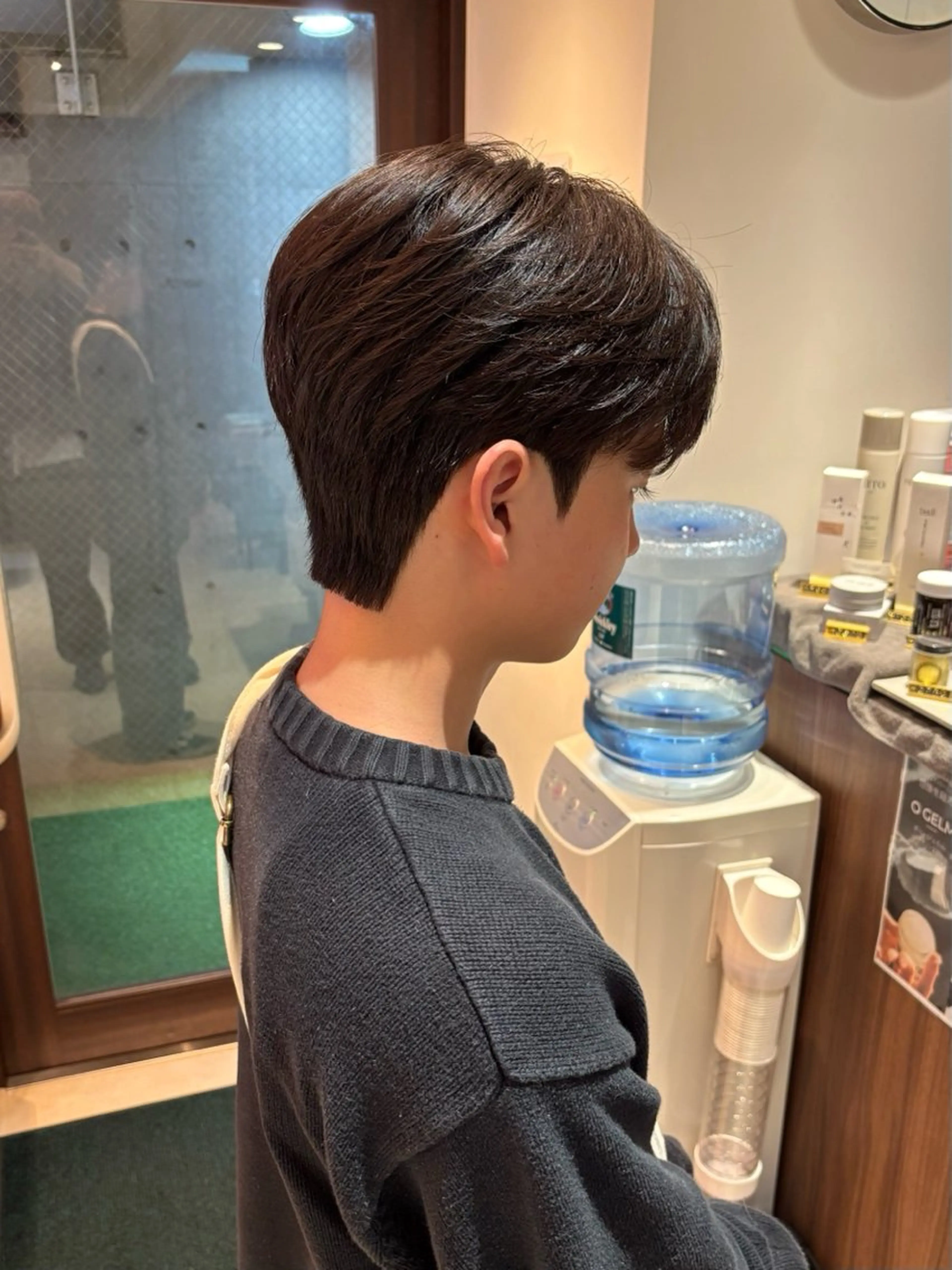 ショート パーマ メンズ カット パーマ カルマパーマ韓国ヘア shiryuのヘアスタイル