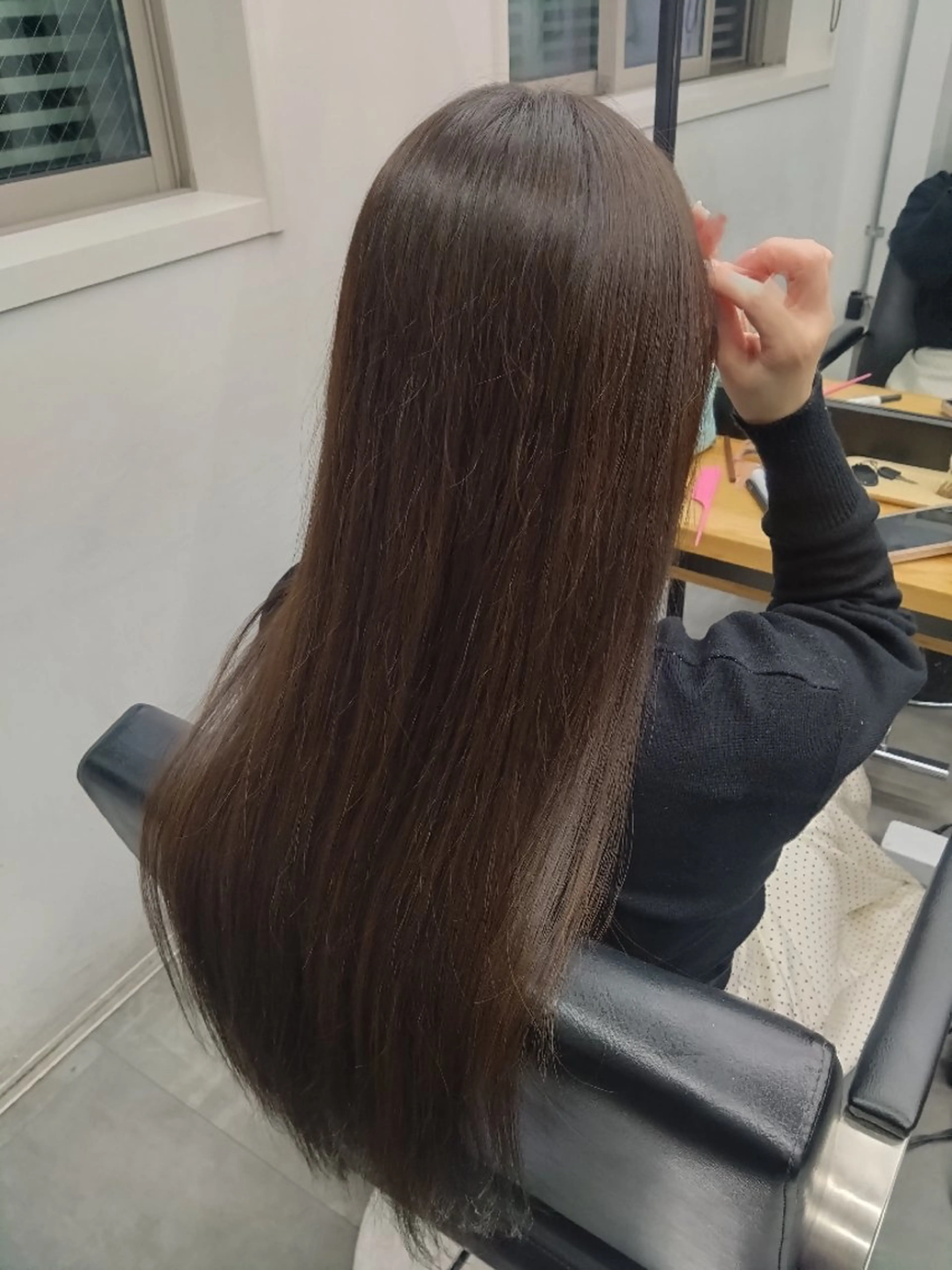 透明感カラー3ステップトリートメントの写真