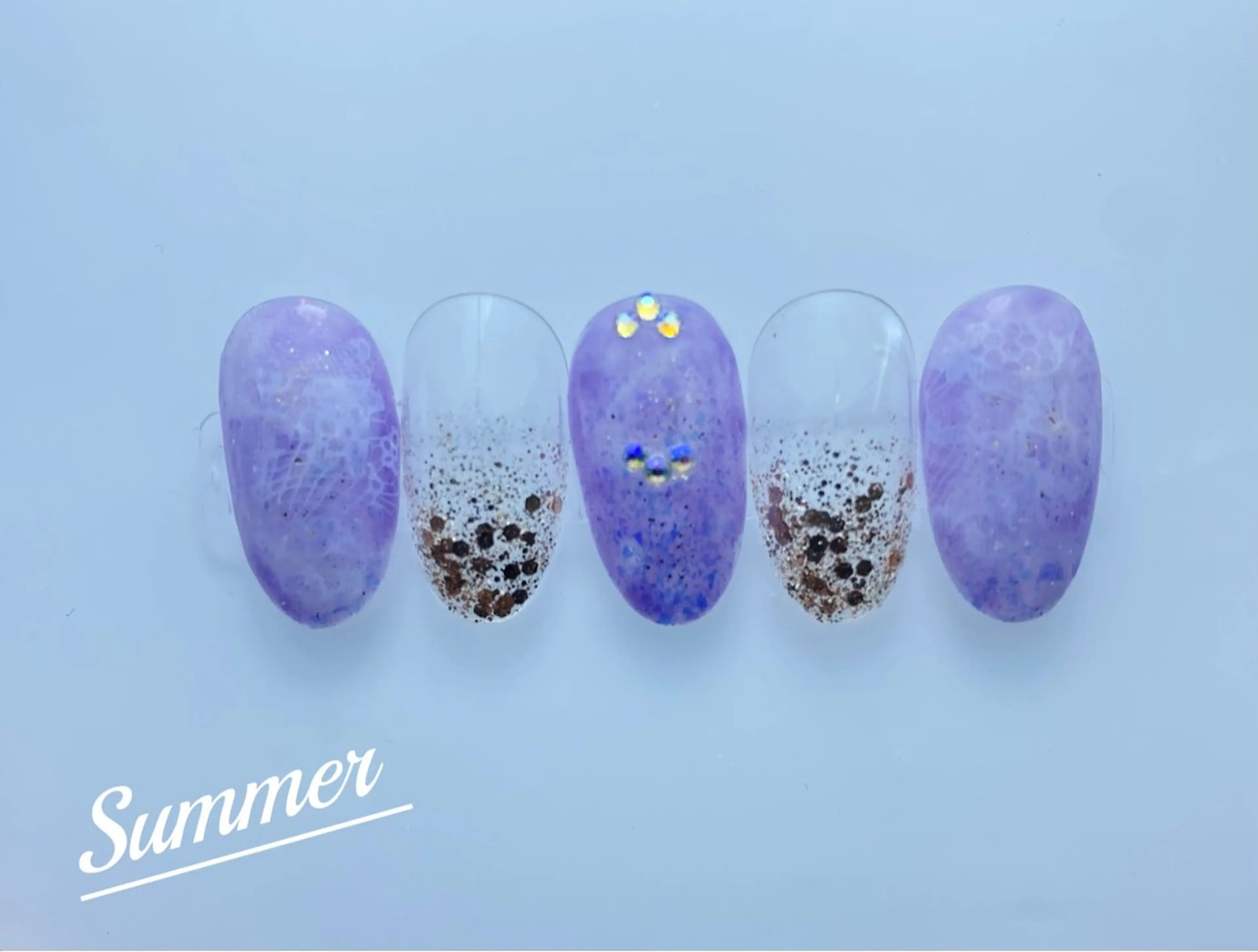 ネイル ハンドネイル AngelChris ビューティーサロン琳のネイルデザイン