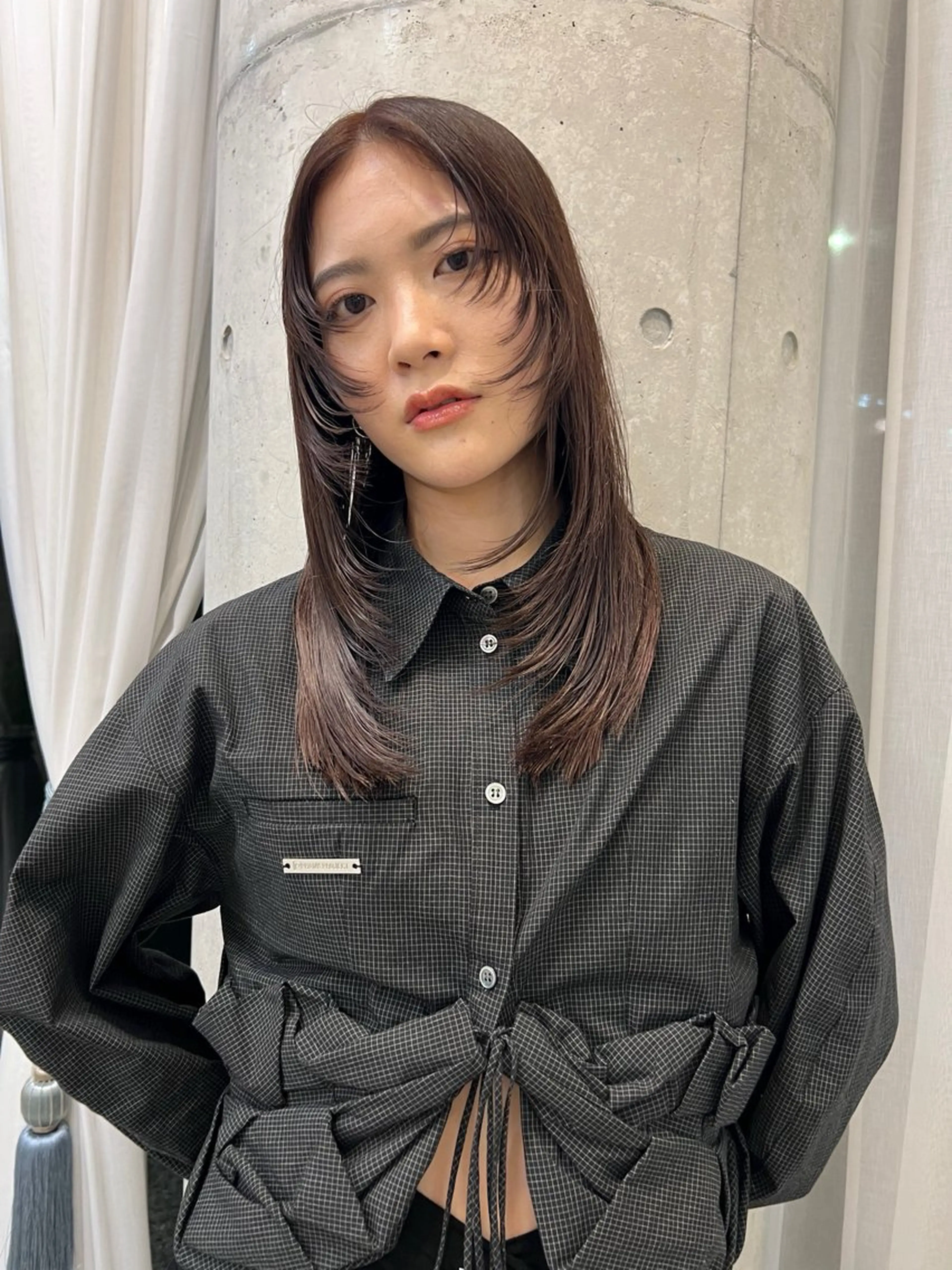 セミロング レイヤー/ 透明感SHIMAのヘアスタイル