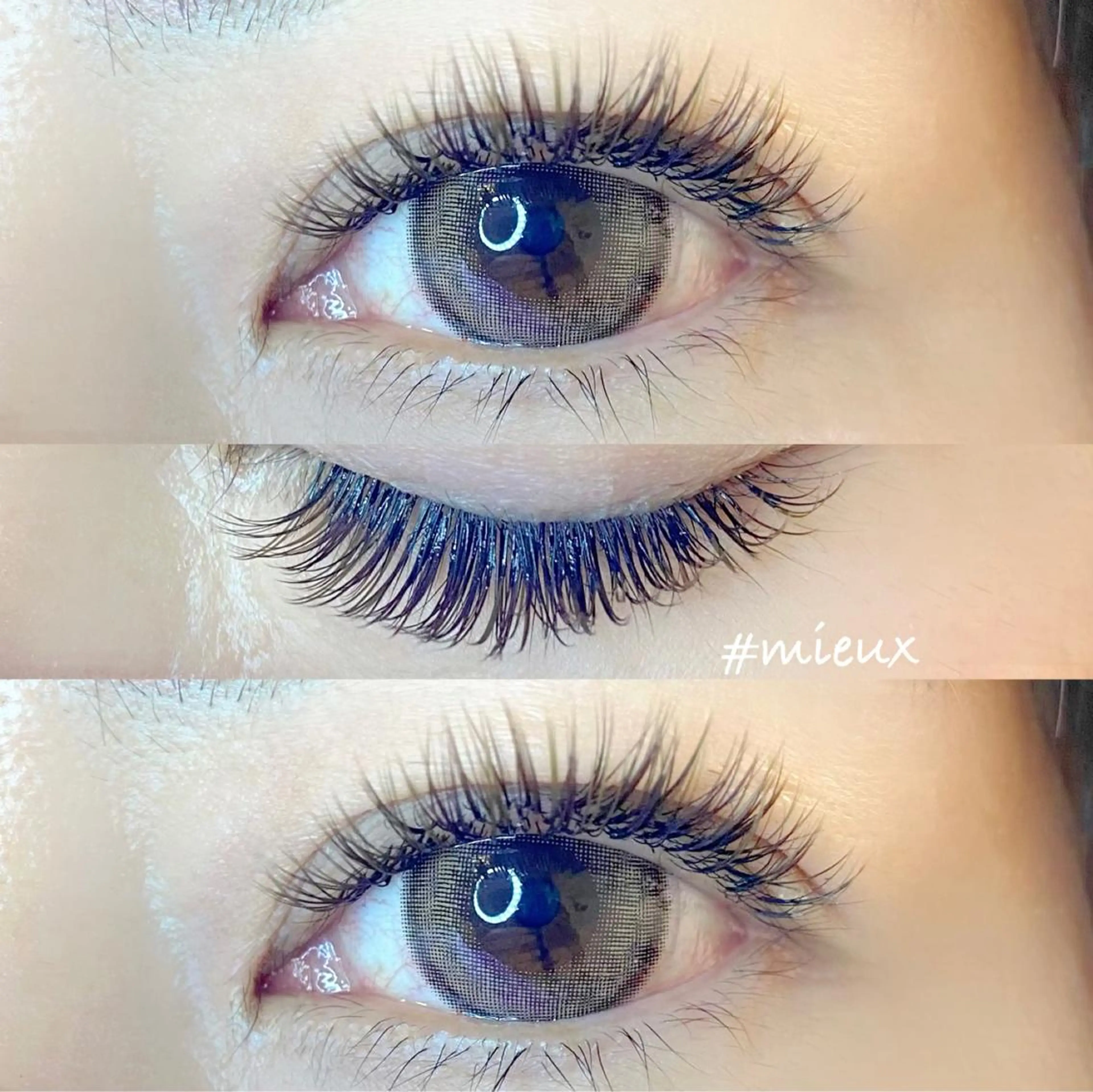 マツエク・マツパ 付け放題 バインドロック Cカール フラットラッシュ マツエク mieux _パリエク♡LED♡のマツエク・マツパデザイン
