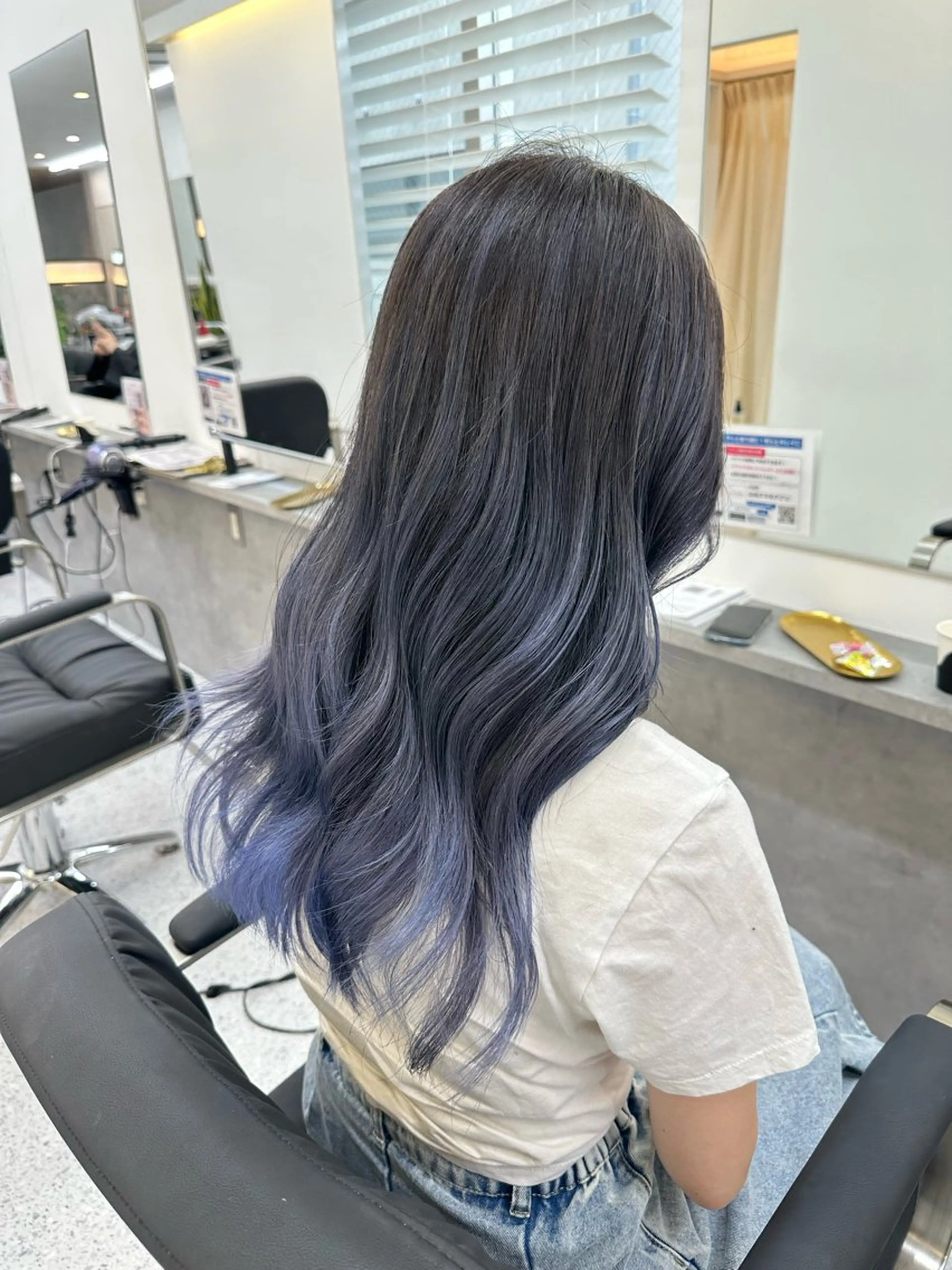 ロング カラー ヘアアレンジ ヘアカラー トリートメント 久米 治仁のヘアスタイル