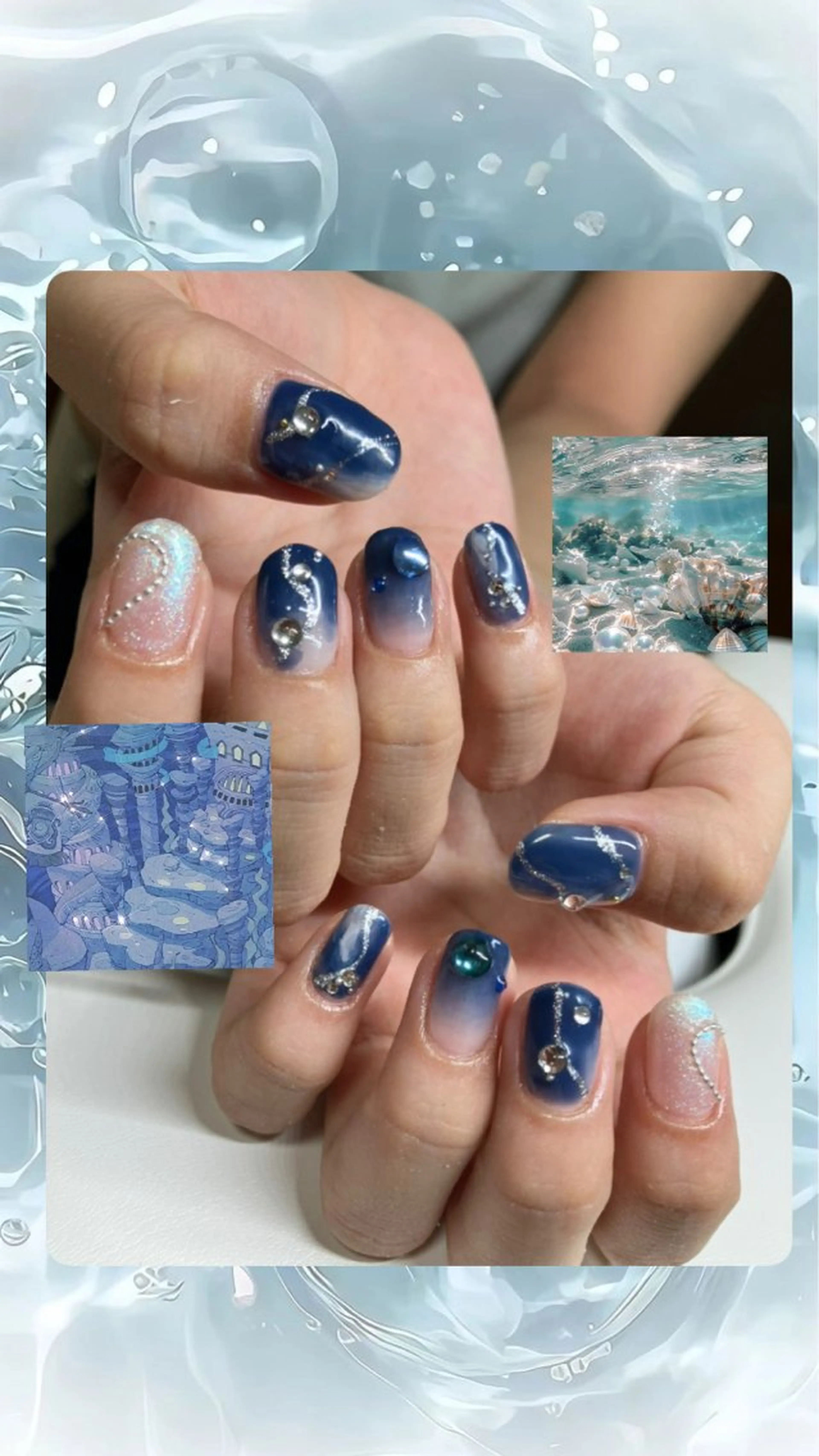 ネイル 持ち込み sa raのネイルデザイン