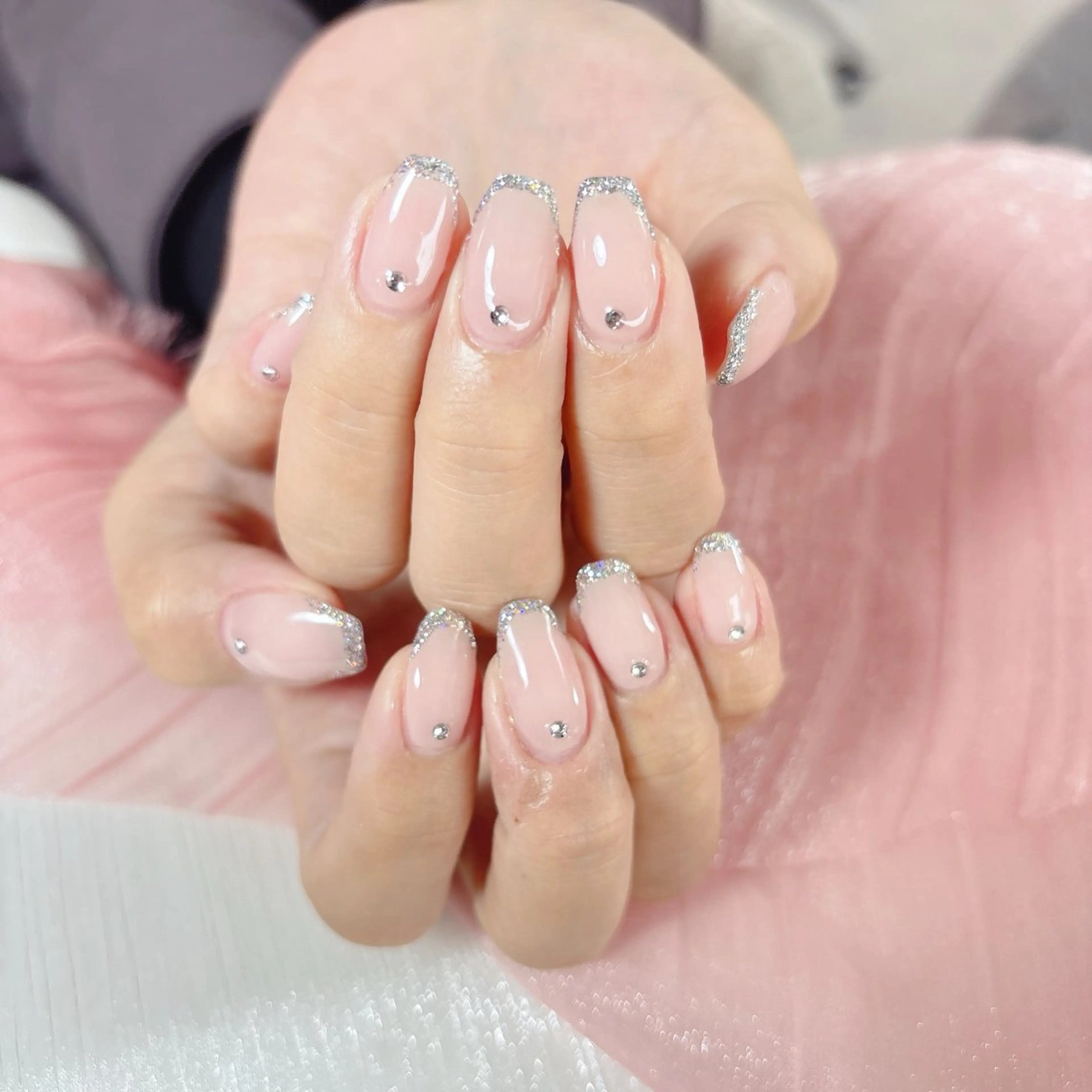 ネイル フレンチネイル ワンカラーネイル MignonReve所属・MignonReve 🎀Sayaのネイルデザイン