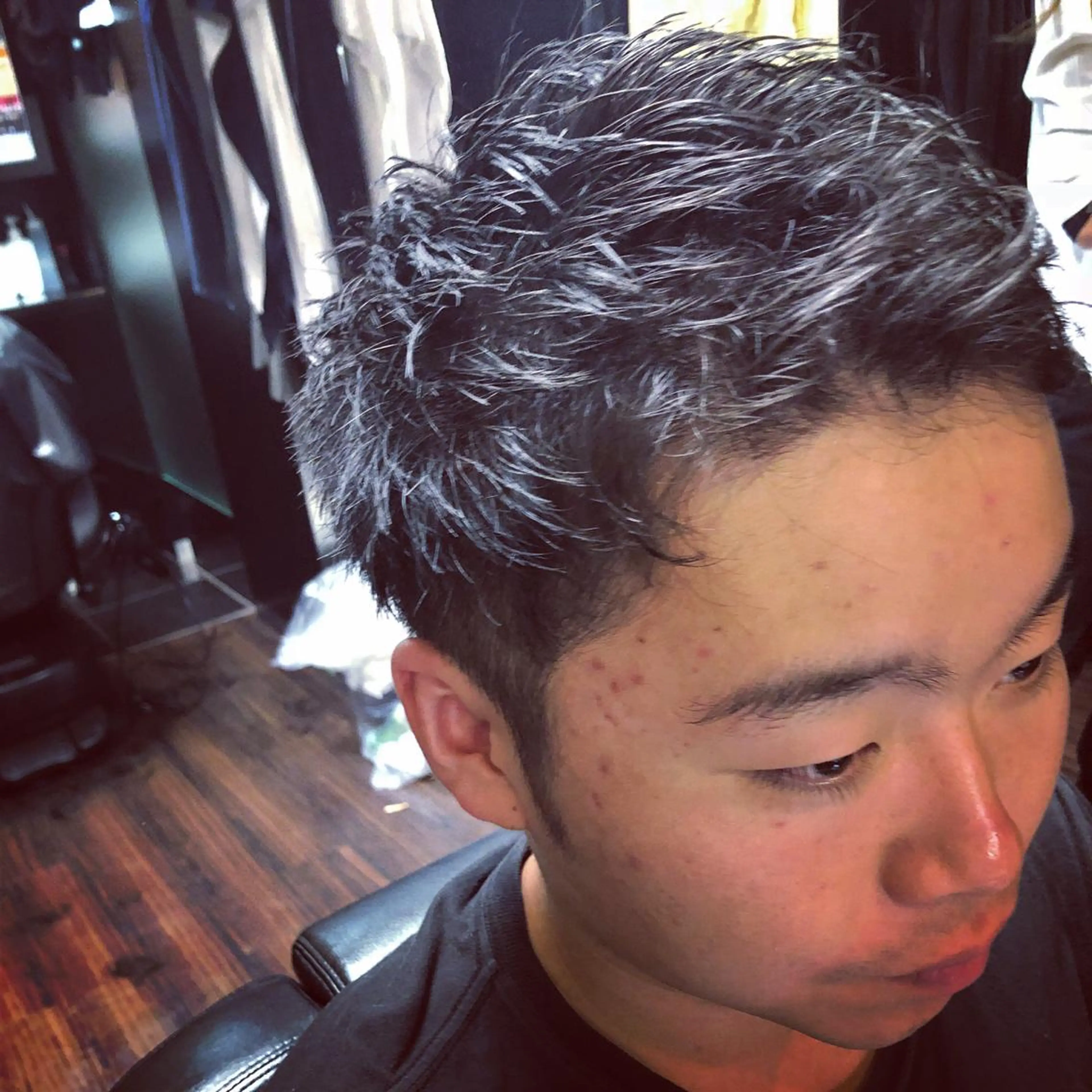ショート くせ毛 斉田 大輝のヘアスタイル