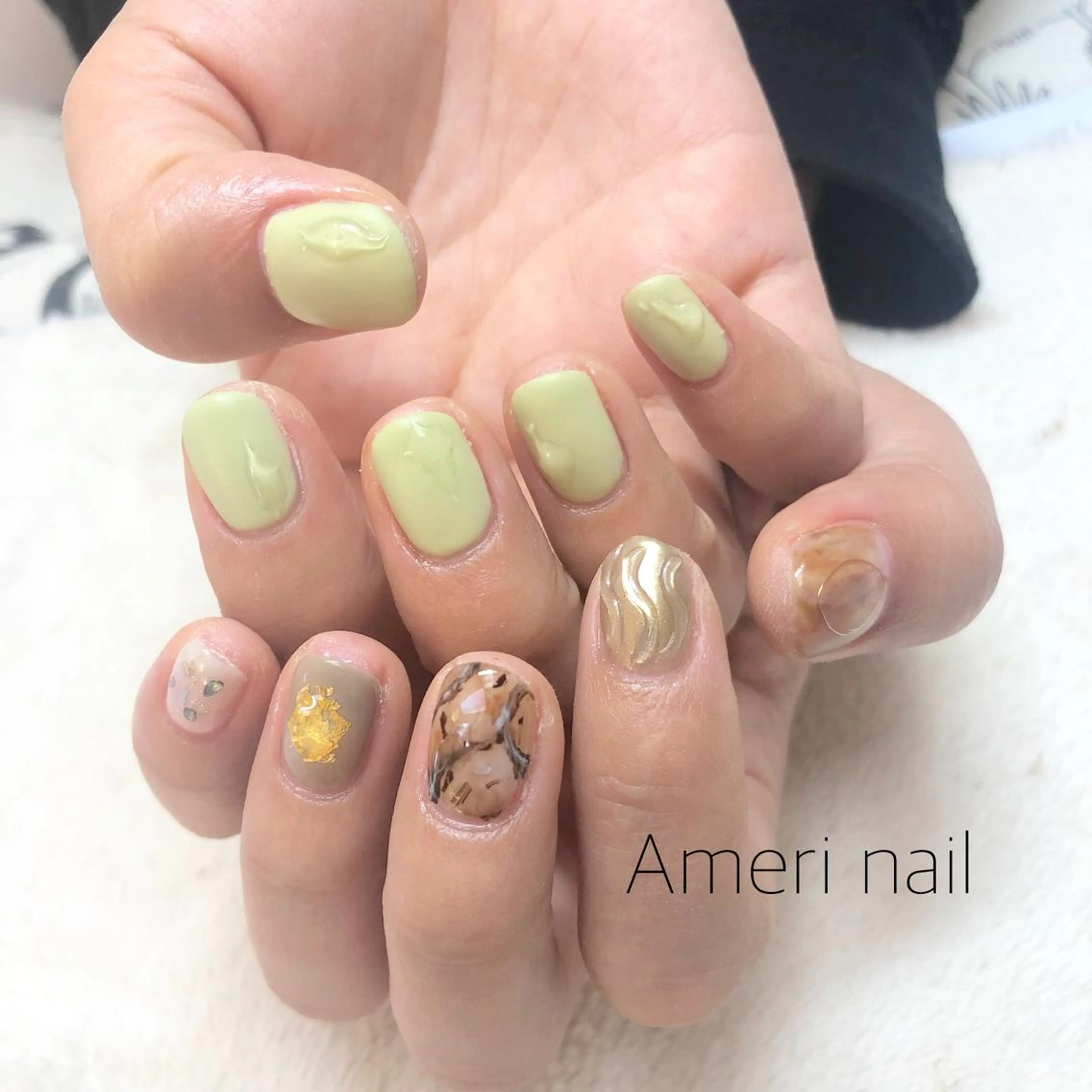 ネイル ハンドネイル Ameri nail /UKIのネイルデザイン