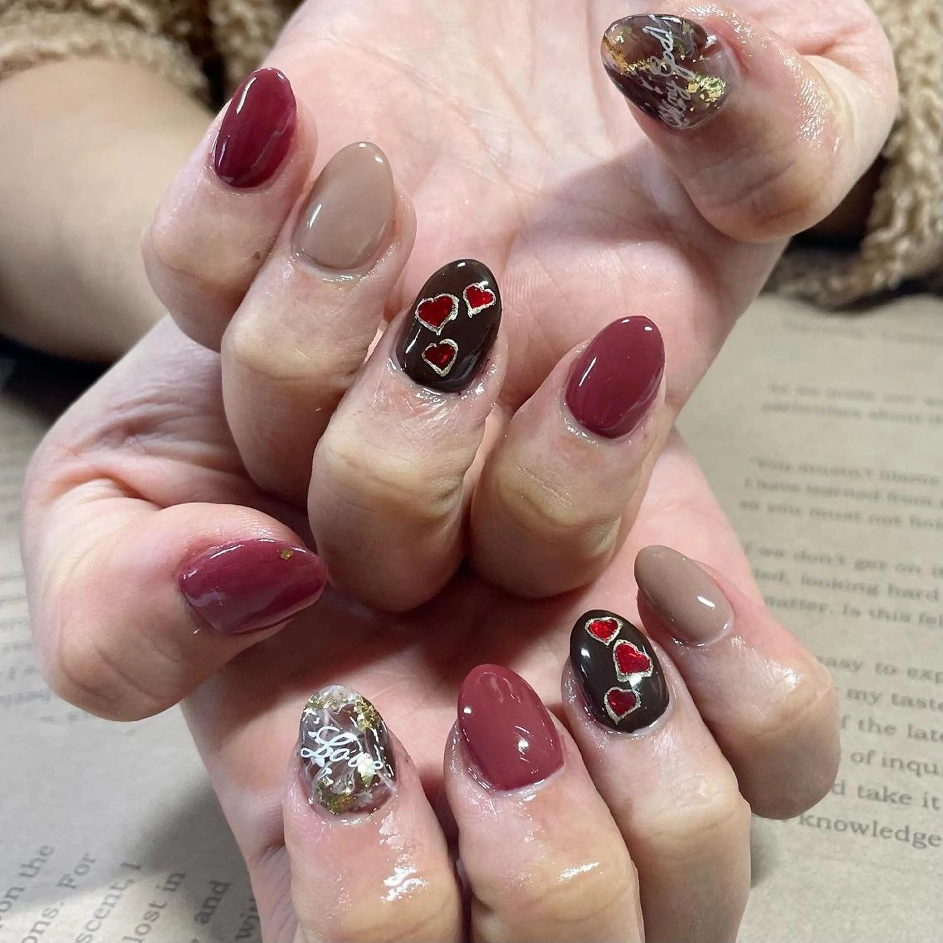 ネイル スカルプネイル 奥園 良恵のネイルデザイン